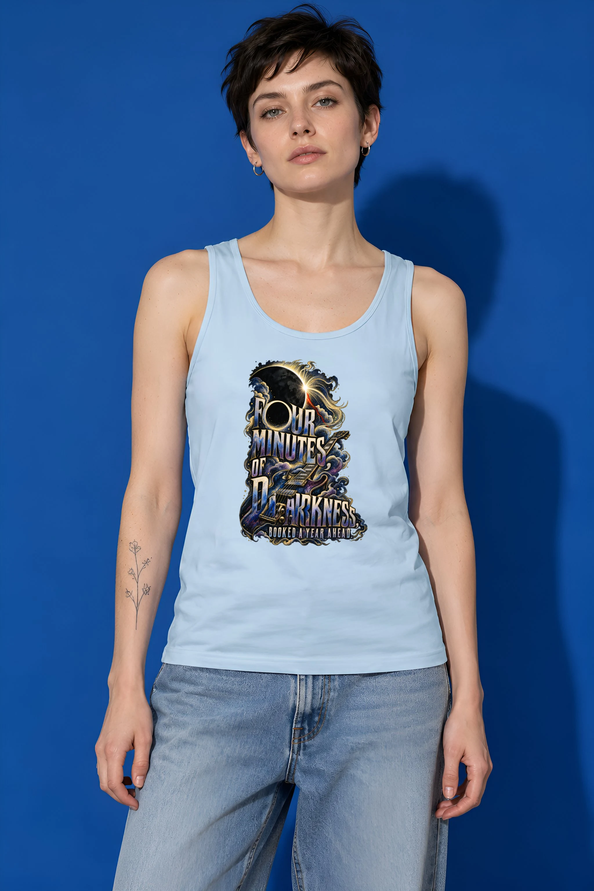 "Four Minutes Of Darkness" Unisex Jersey Tank