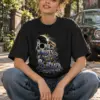 "Four Minutes Of Darkness" Unisex Oversized Heavyweight Crewneck T-Shirt