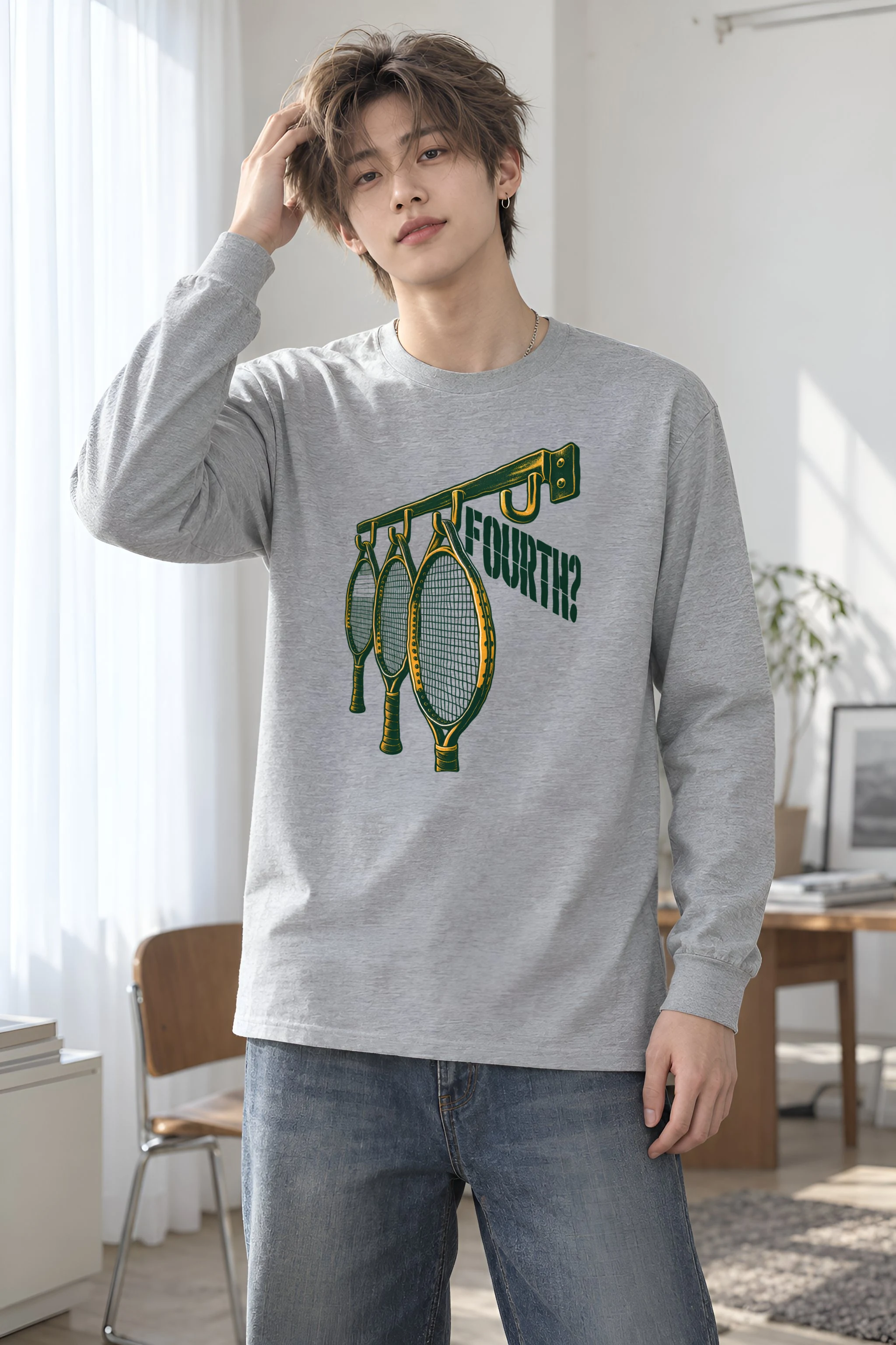 "FOURTH?" Unisex Longsleeve T-shirt