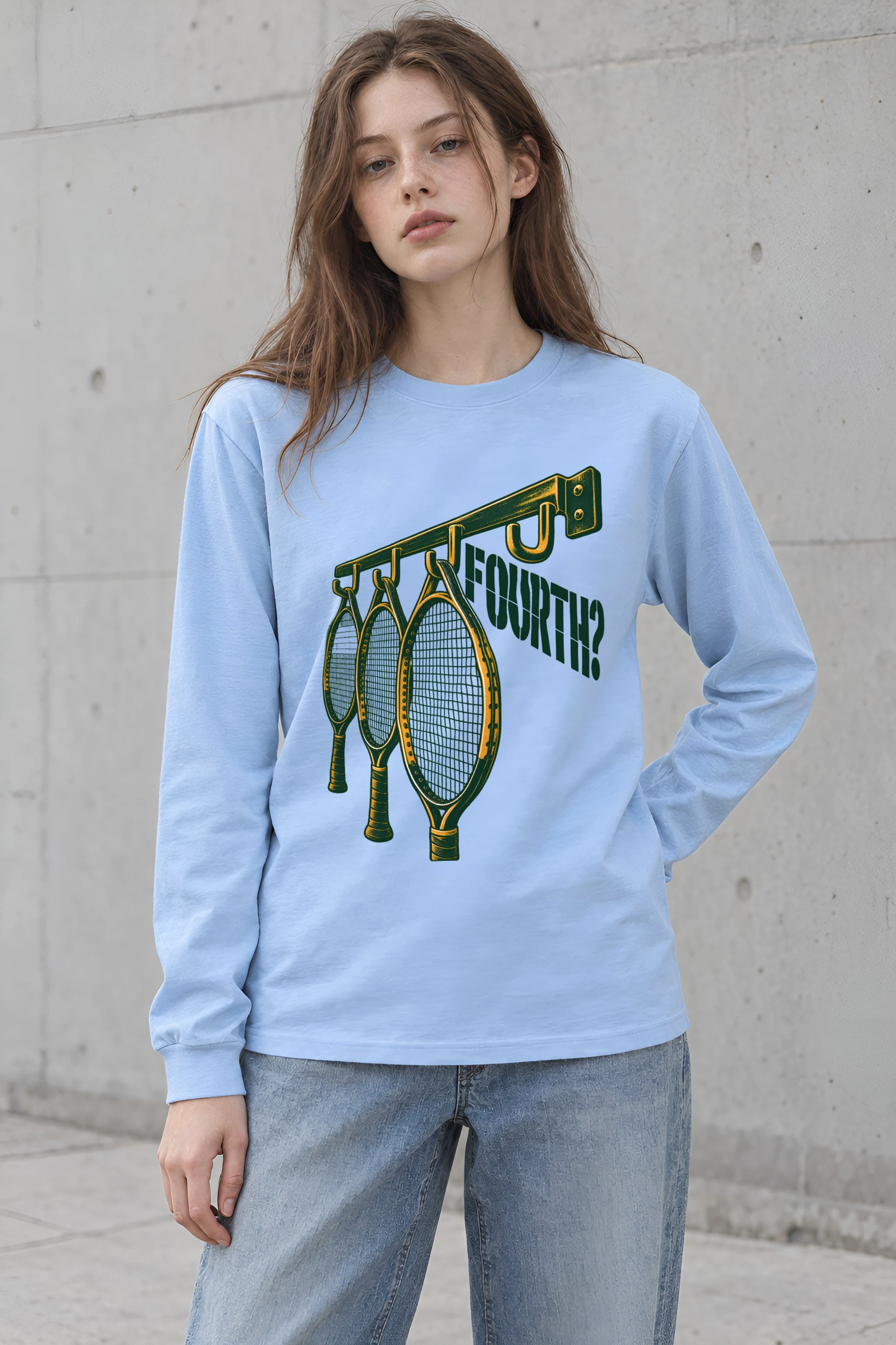 "FOURTH?" Unisex Longsleeve T-shirt