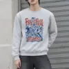 "FOX IN THE FLAX FIELD EDGE" Heavy Blend Unisex Crewneck Sweatshirt