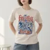 "Fox in the Flax Field Edge" Heavyweight Unisex Crewneck T-shirt