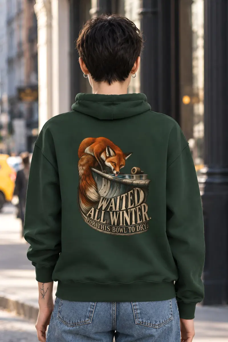 “Fox Skate Bowl” Unisex Pullover Hoodie