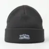 "Fresh Snow Sudden Availability" Cuffed Beanie · Embroidered