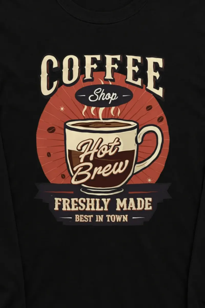 "Freshly Made Coffee" Unisex Longsleeve T-shirt