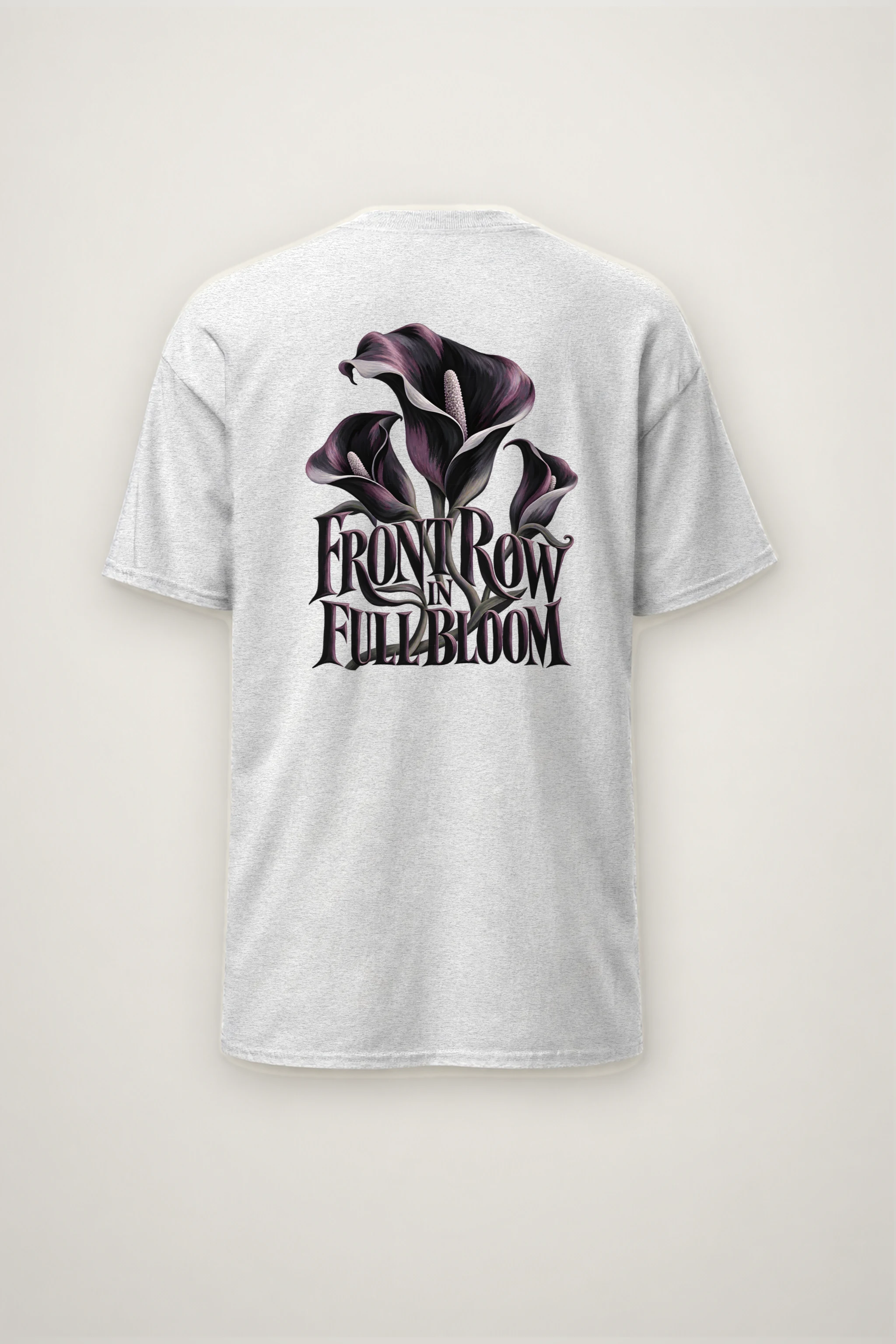 "Front Row in Full Bloom" Heavyweight Unisex Crewneck T-shirt