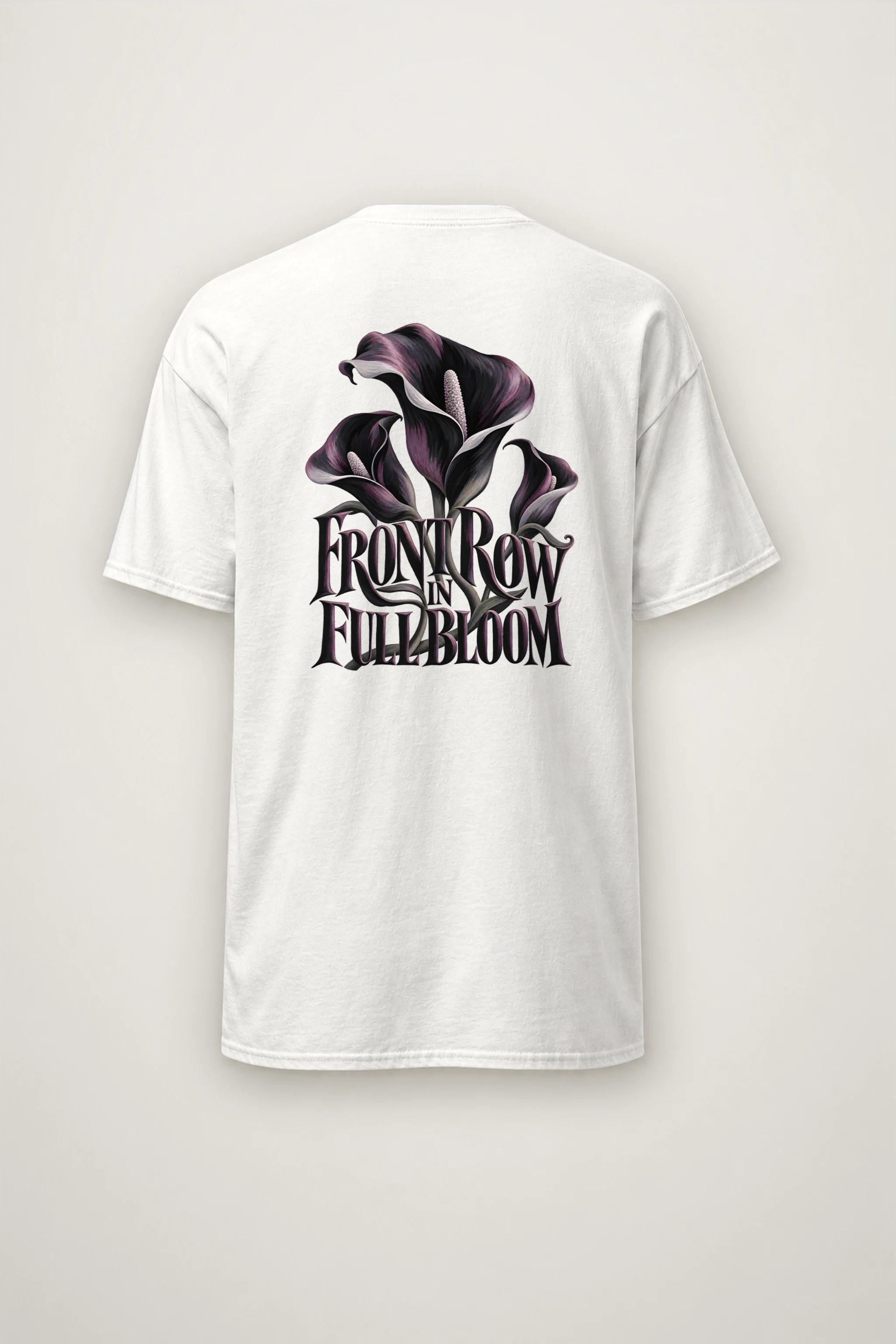 "Front Row in Full Bloom" Heavyweight Unisex Crewneck T-shirt