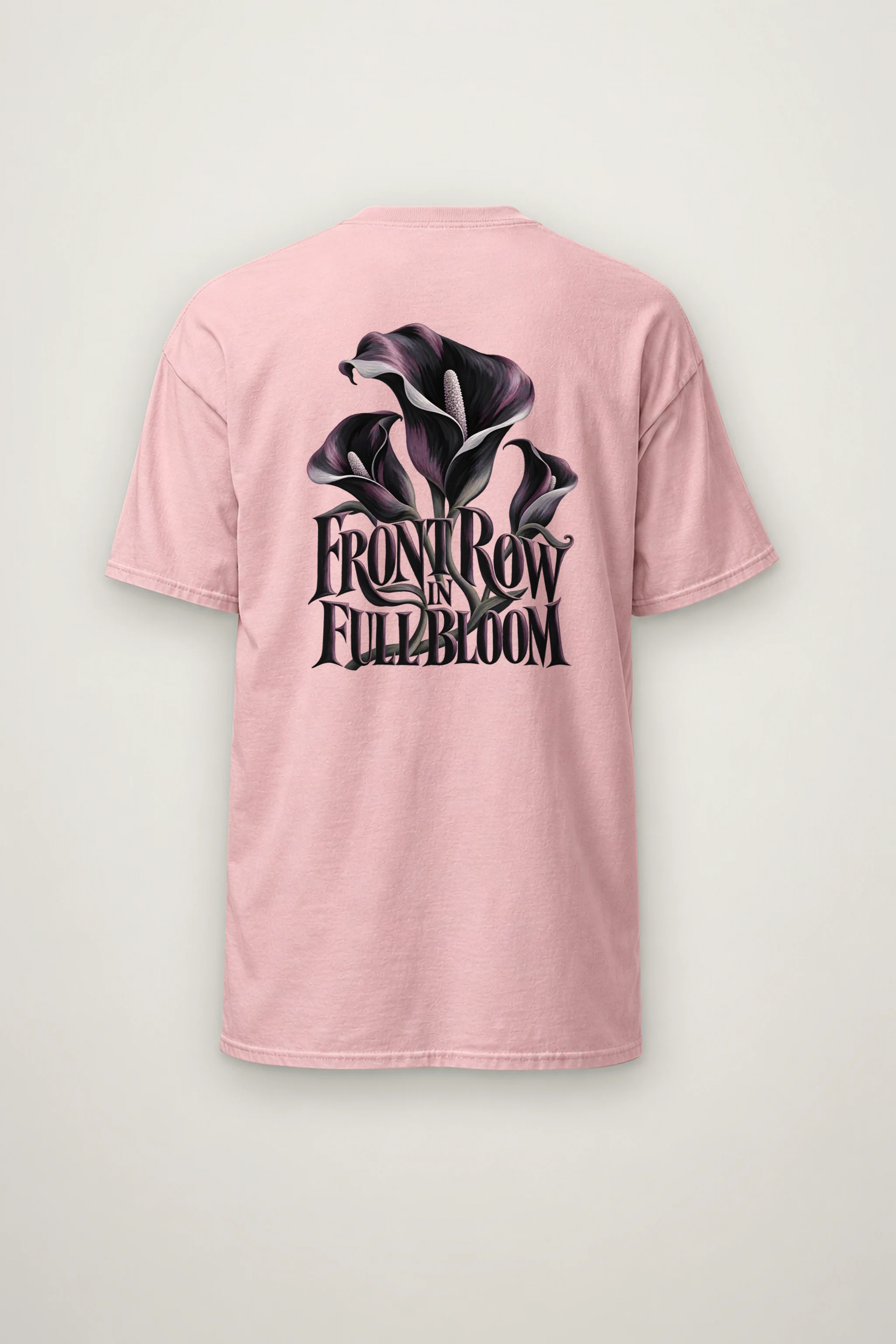 "Front Row in Full Bloom" Heavyweight Unisex Crewneck T-shirt