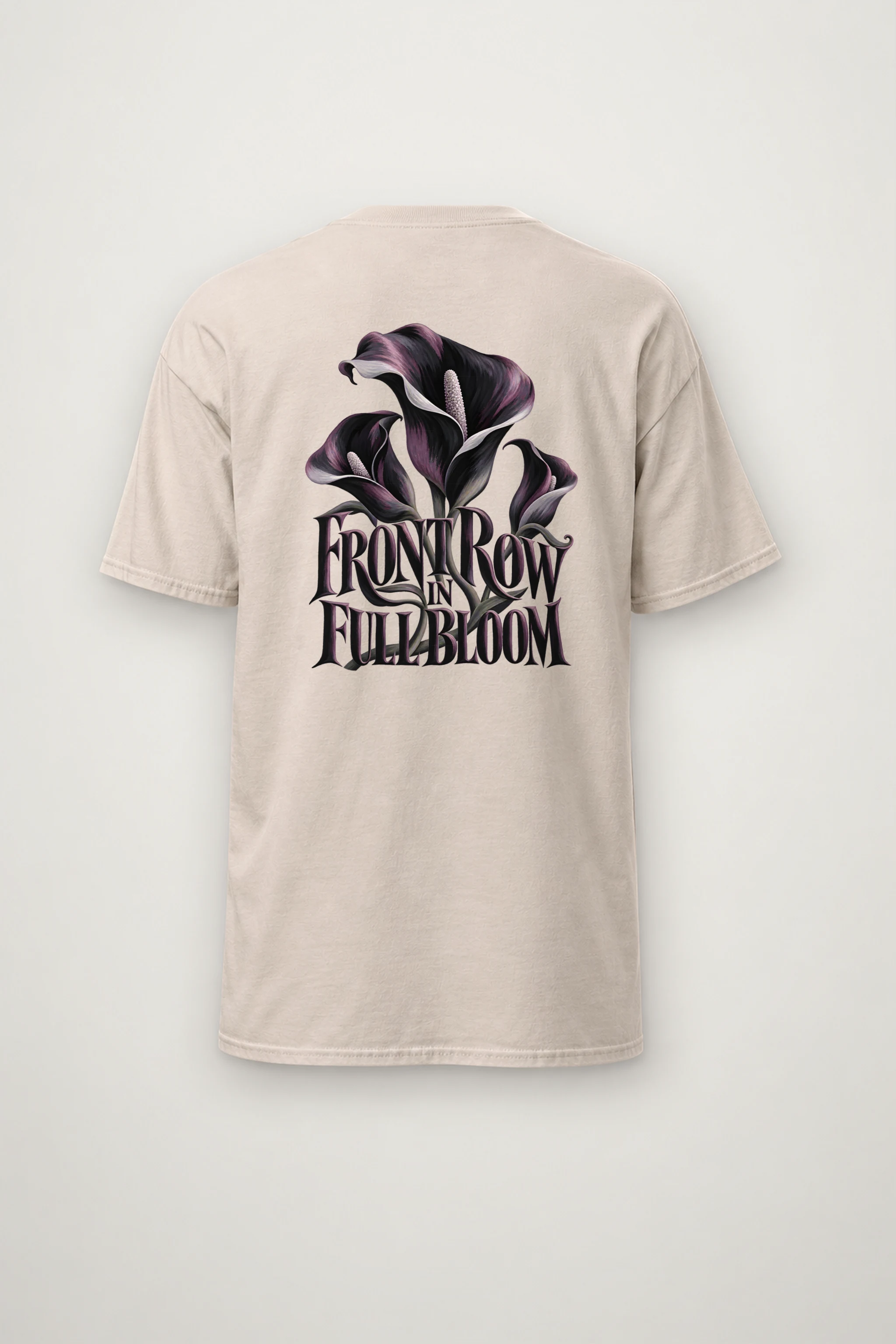 "Front Row in Full Bloom" Heavyweight Unisex Crewneck T-shirt