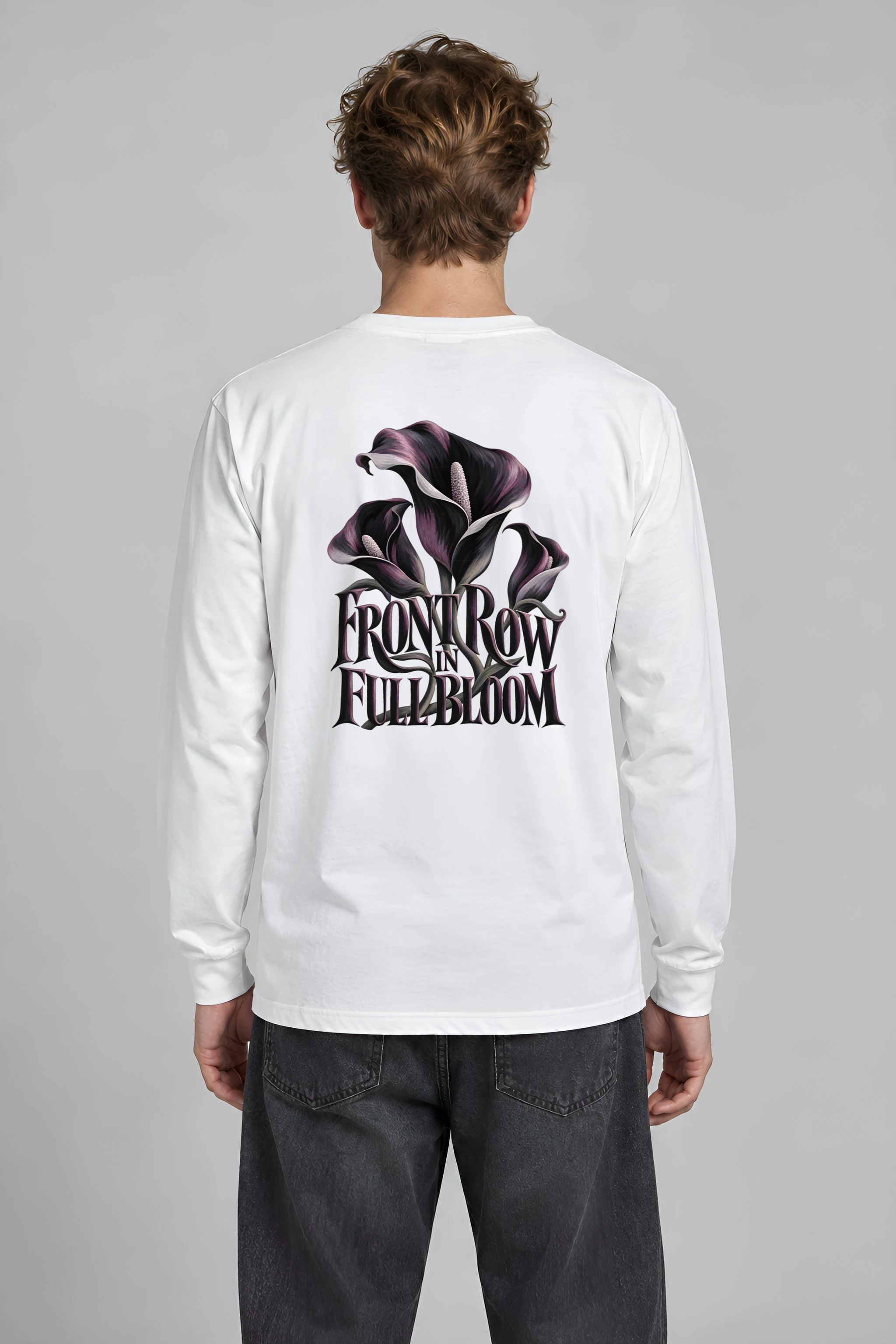 "Front Row in Full Bloom" Unisex Longsleeve T-shirt