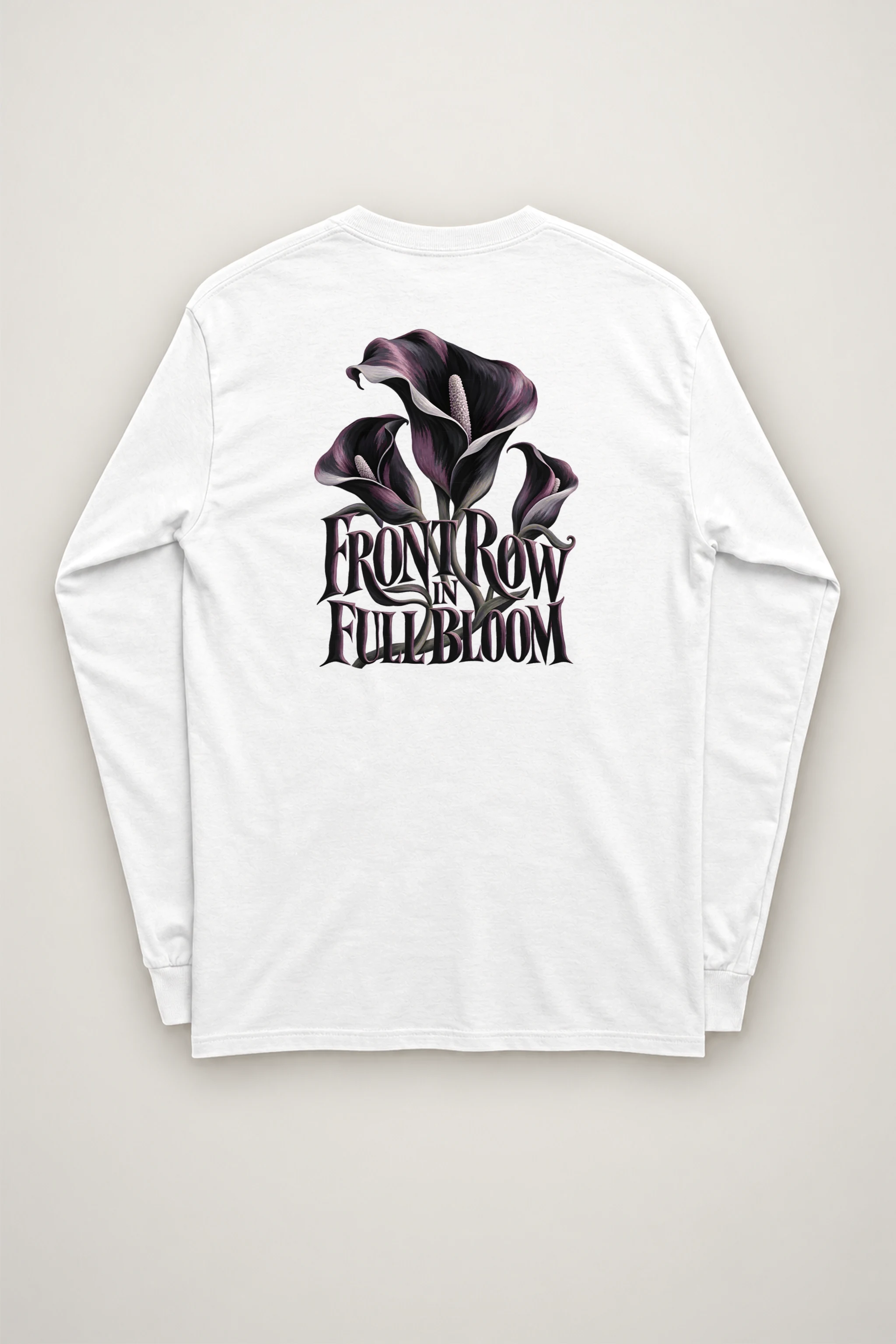 "Front Row in Full Bloom" Unisex Longsleeve T-shirt