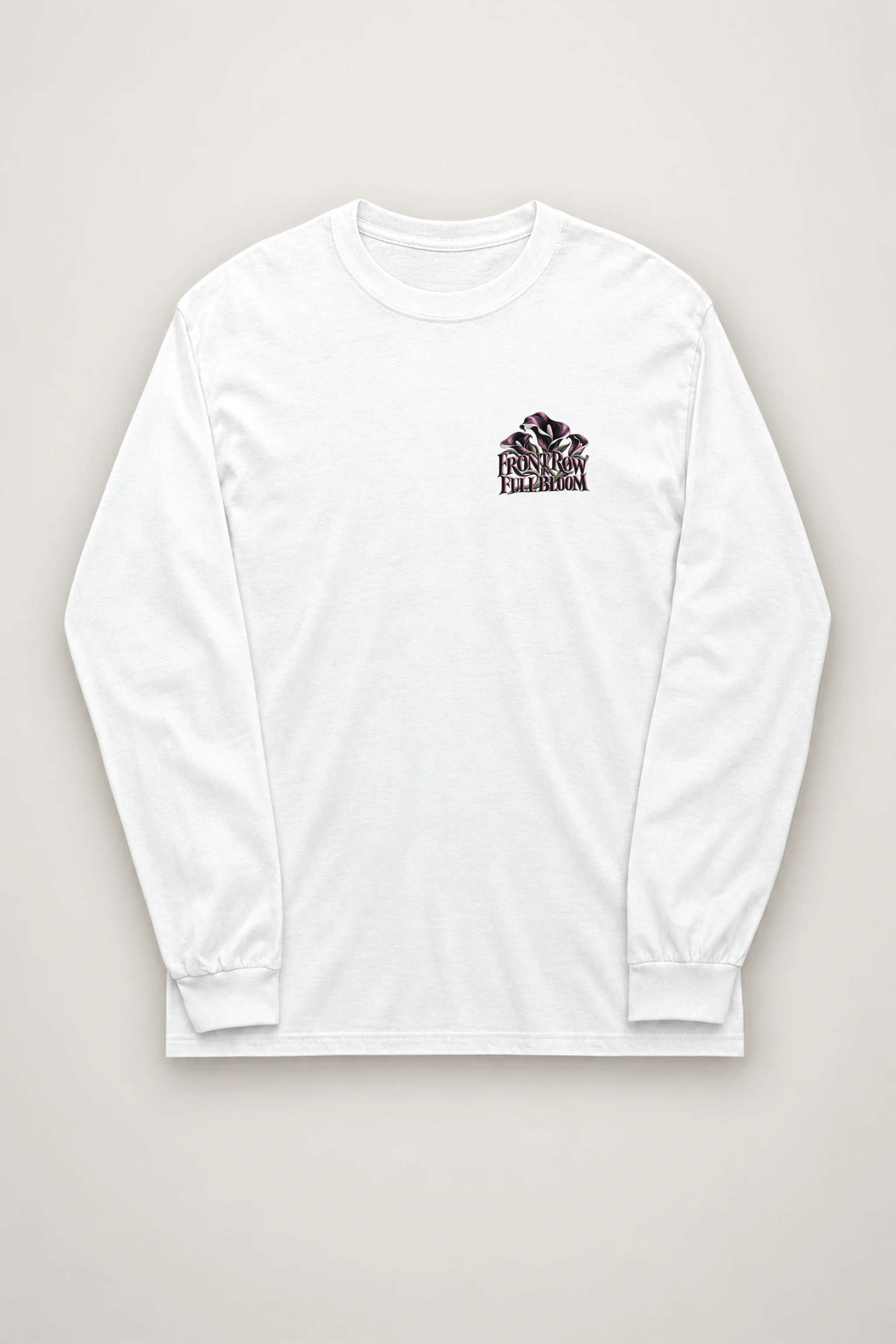 "Front Row in Full Bloom" Unisex Longsleeve T-shirt