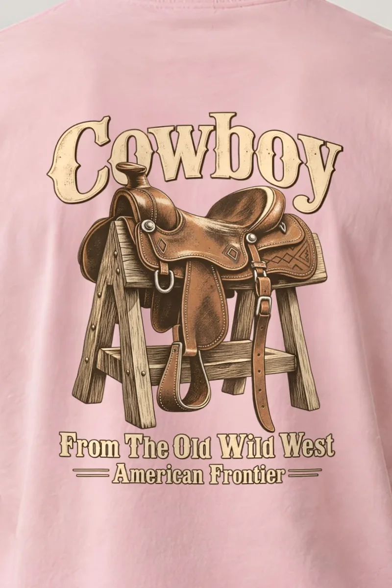 "Frontier Saddle" Heavyweight Unisex Crewneck T-shirt
