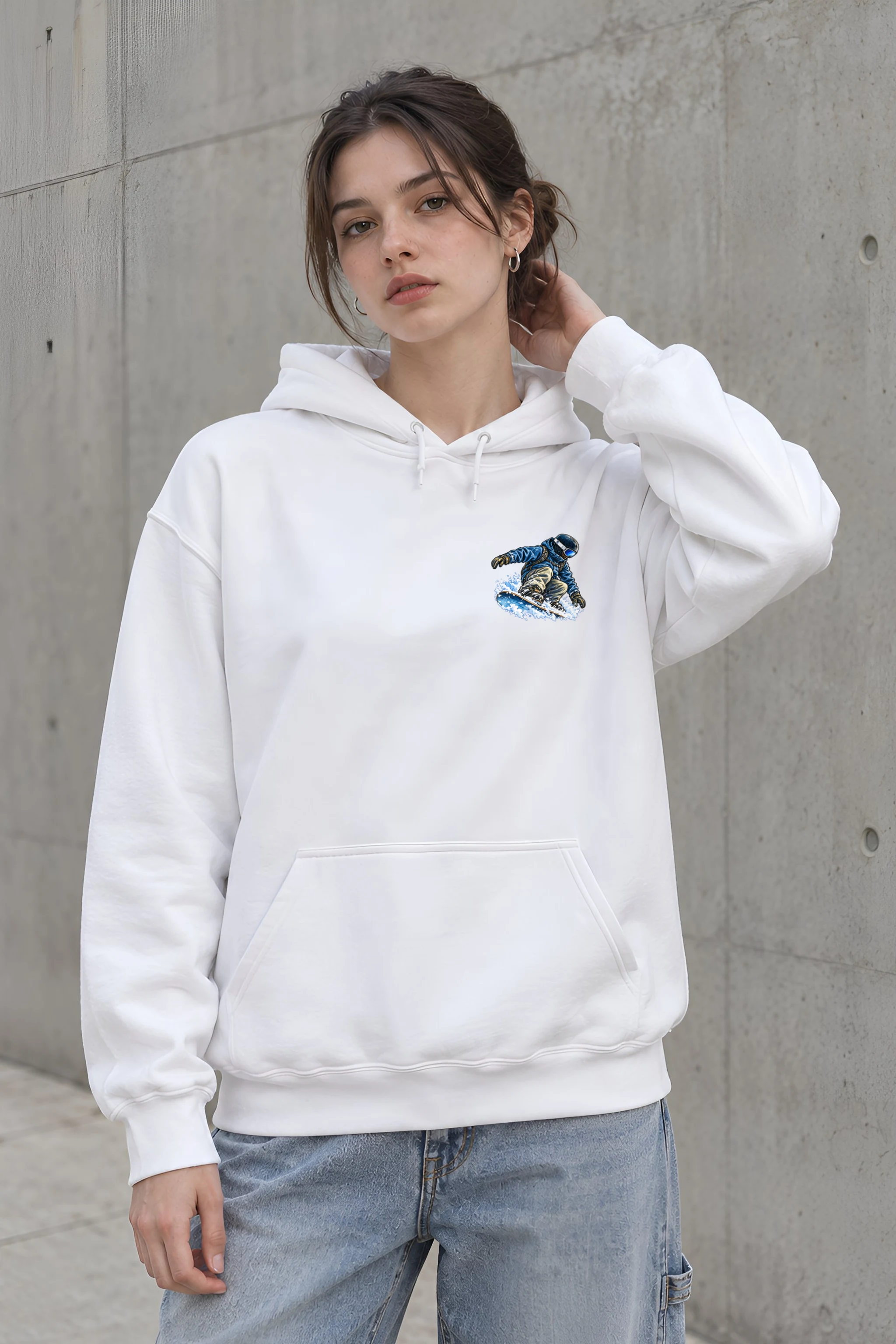 "Fully Waxed Partially Brave" Unisex Pullover Hoodie