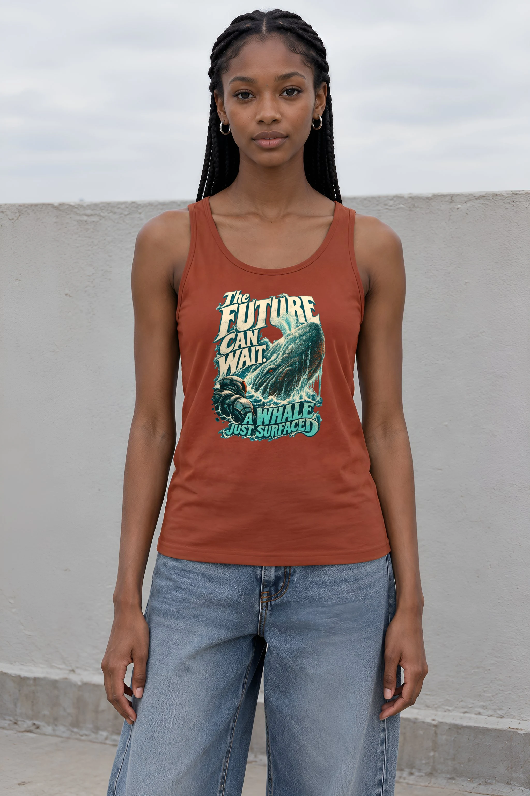 "Future Can Wait" Unisex Jersey Tank