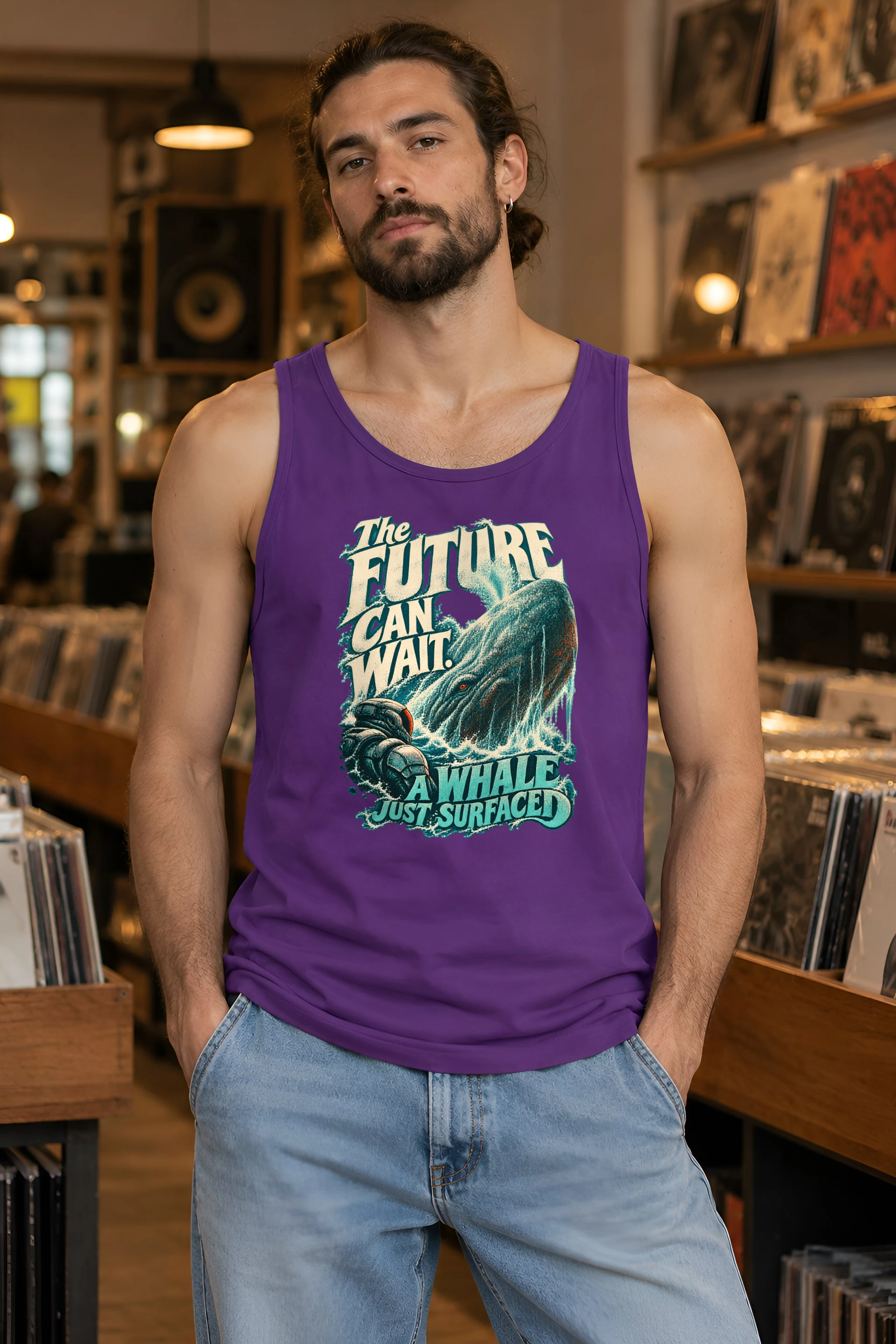 "Future Can Wait" Unisex Jersey Tank