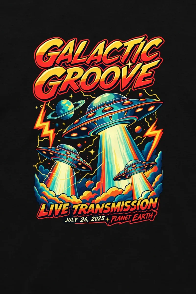 "Galactic Groove" Unisex Longsleeve T-shirt