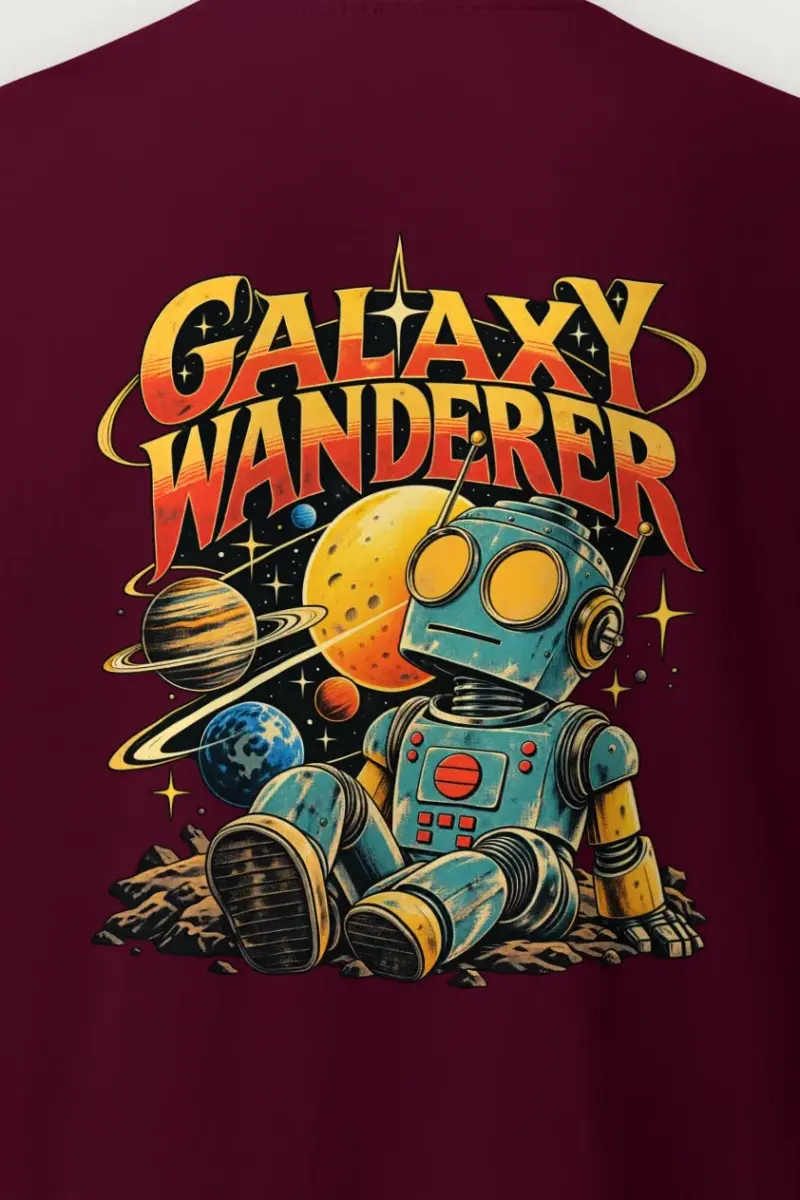 "Galaxy Wanderer" Heavyweight Unisex Crewneck T-shirt