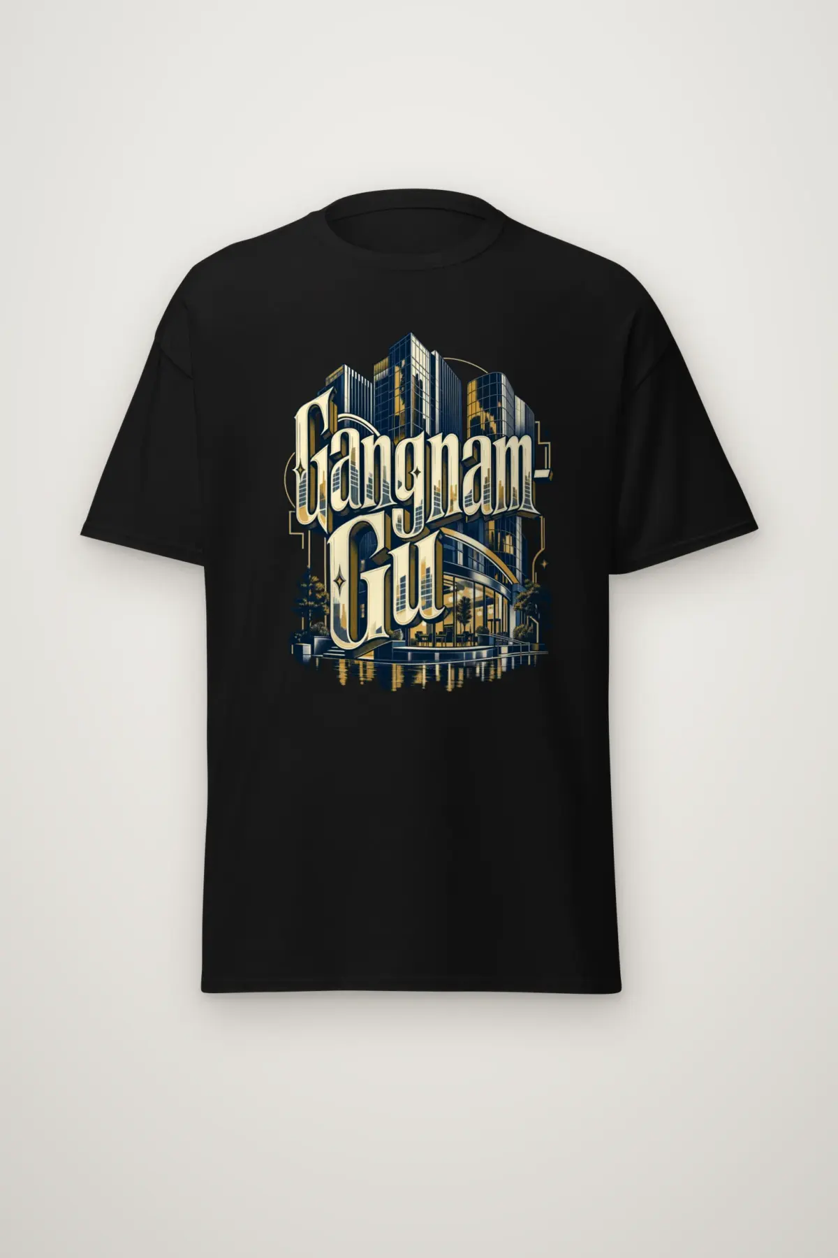 "Gangnam-Gu" Heavyweight Unisex Crewneck T-shirt