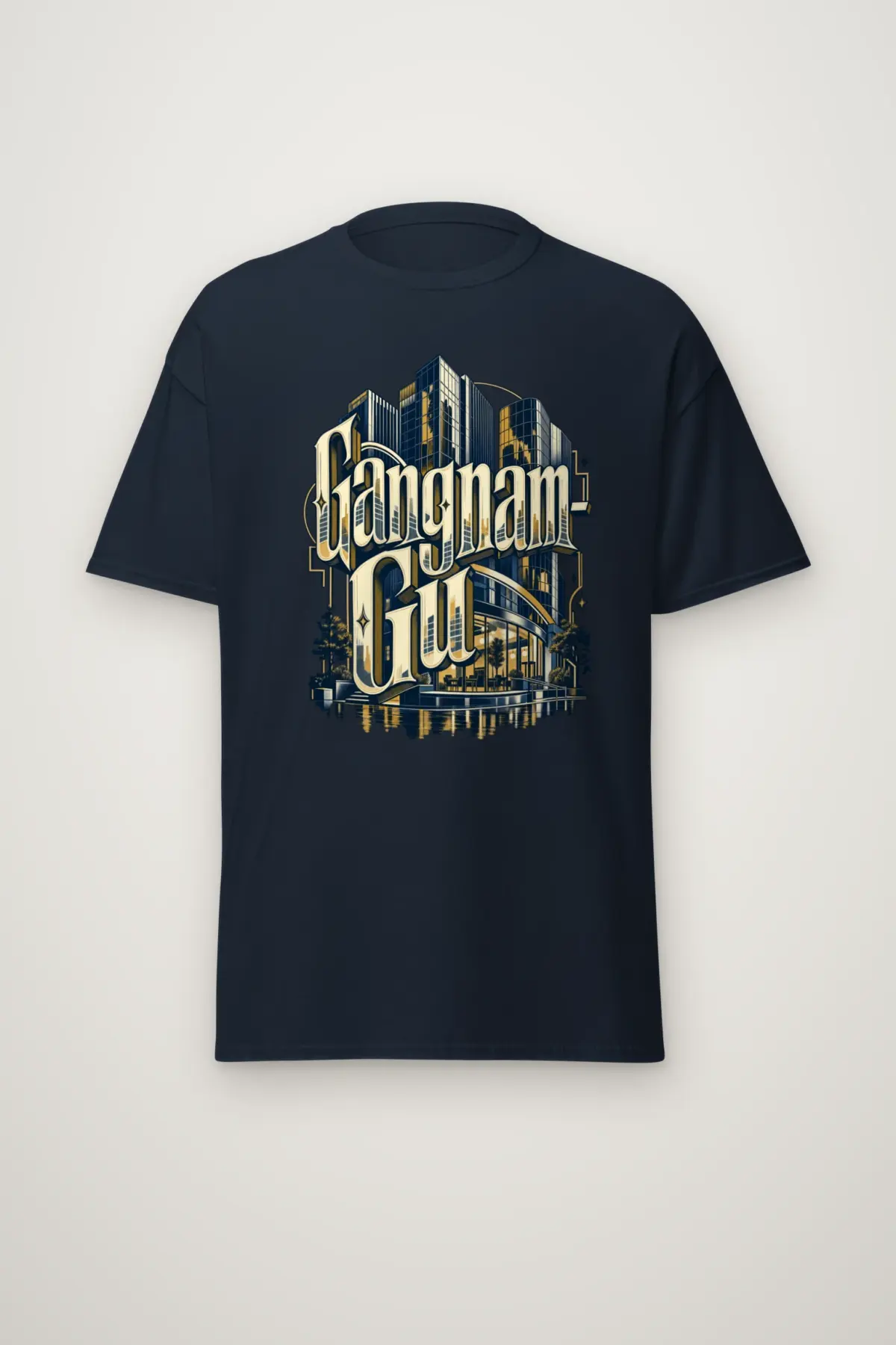 "Gangnam-Gu" Heavyweight Unisex Crewneck T-shirt