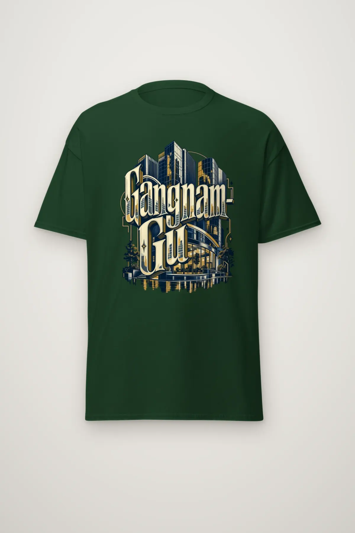 "Gangnam-Gu" Heavyweight Unisex Crewneck T-shirt