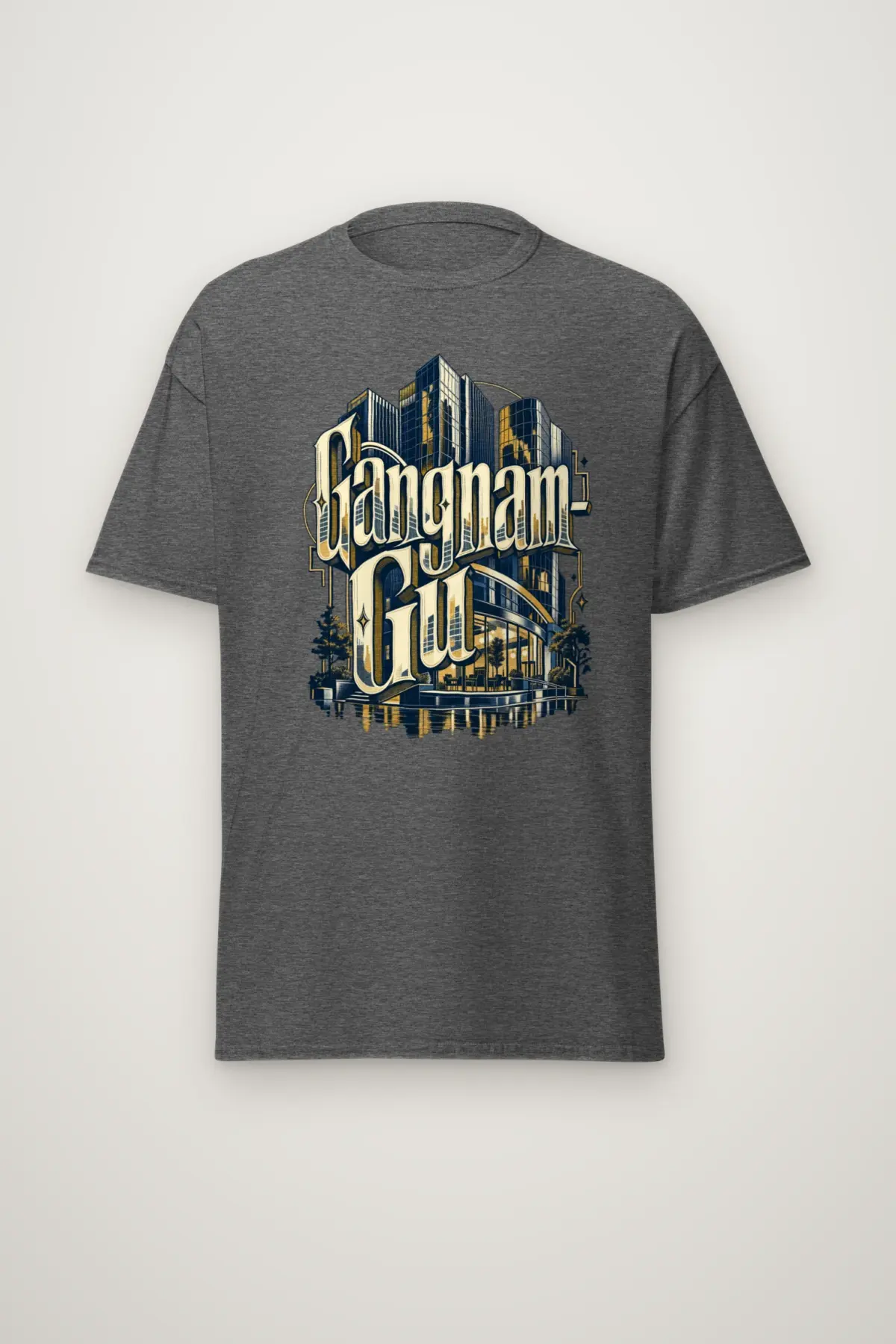 "Gangnam-Gu" Heavyweight Unisex Crewneck T-shirt