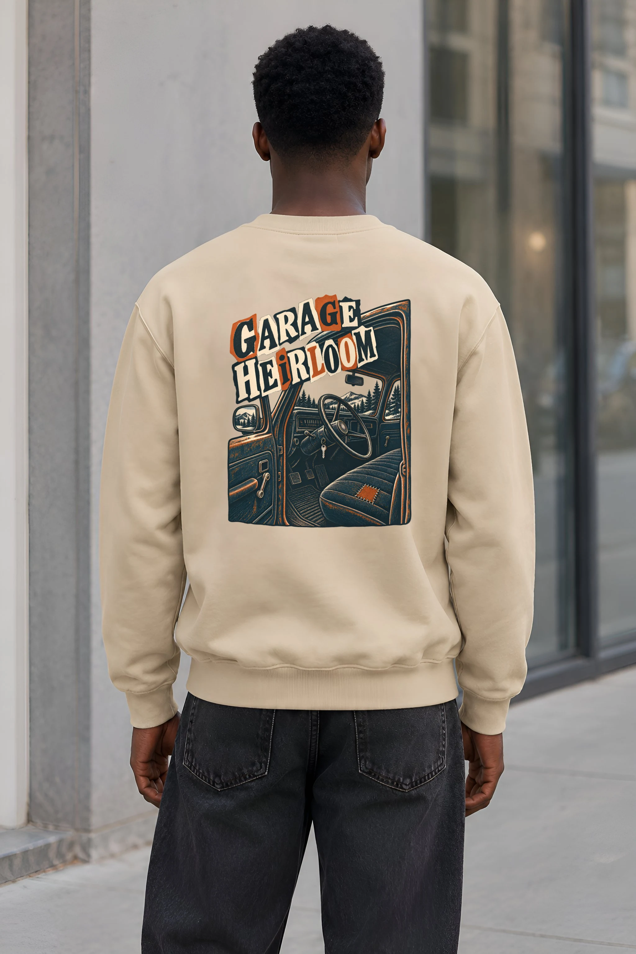 "Garage Heirloom" Heavy Blend Unisex Crewneck Sweatshirt
