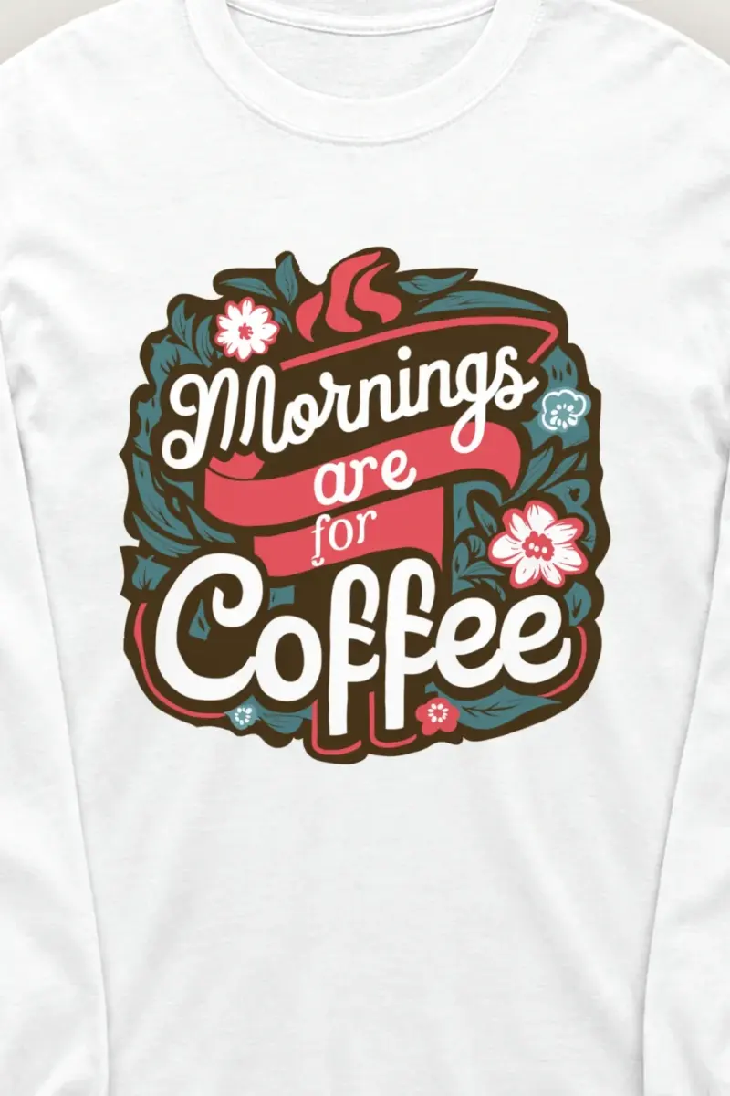 "Garden Brew Lettering" Unisex Longsleeve T-shirt