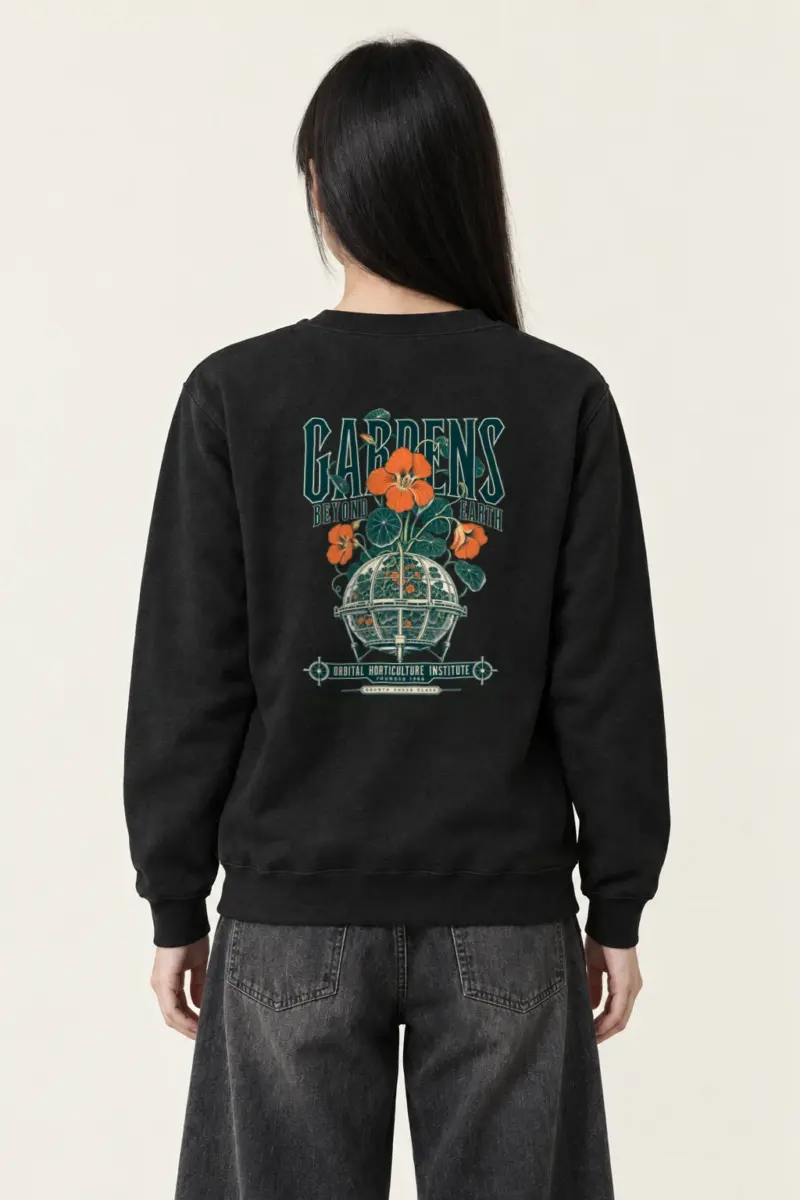 “Gardens Beyond Earth” Heavy Blend Unisex Crewneck Sweatshirt