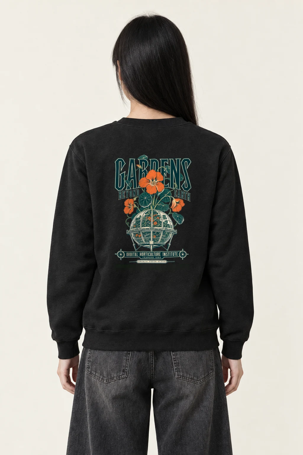 "Gardens Beyond Earth" Heavy Blend Unisex Crewneck Sweatshirt