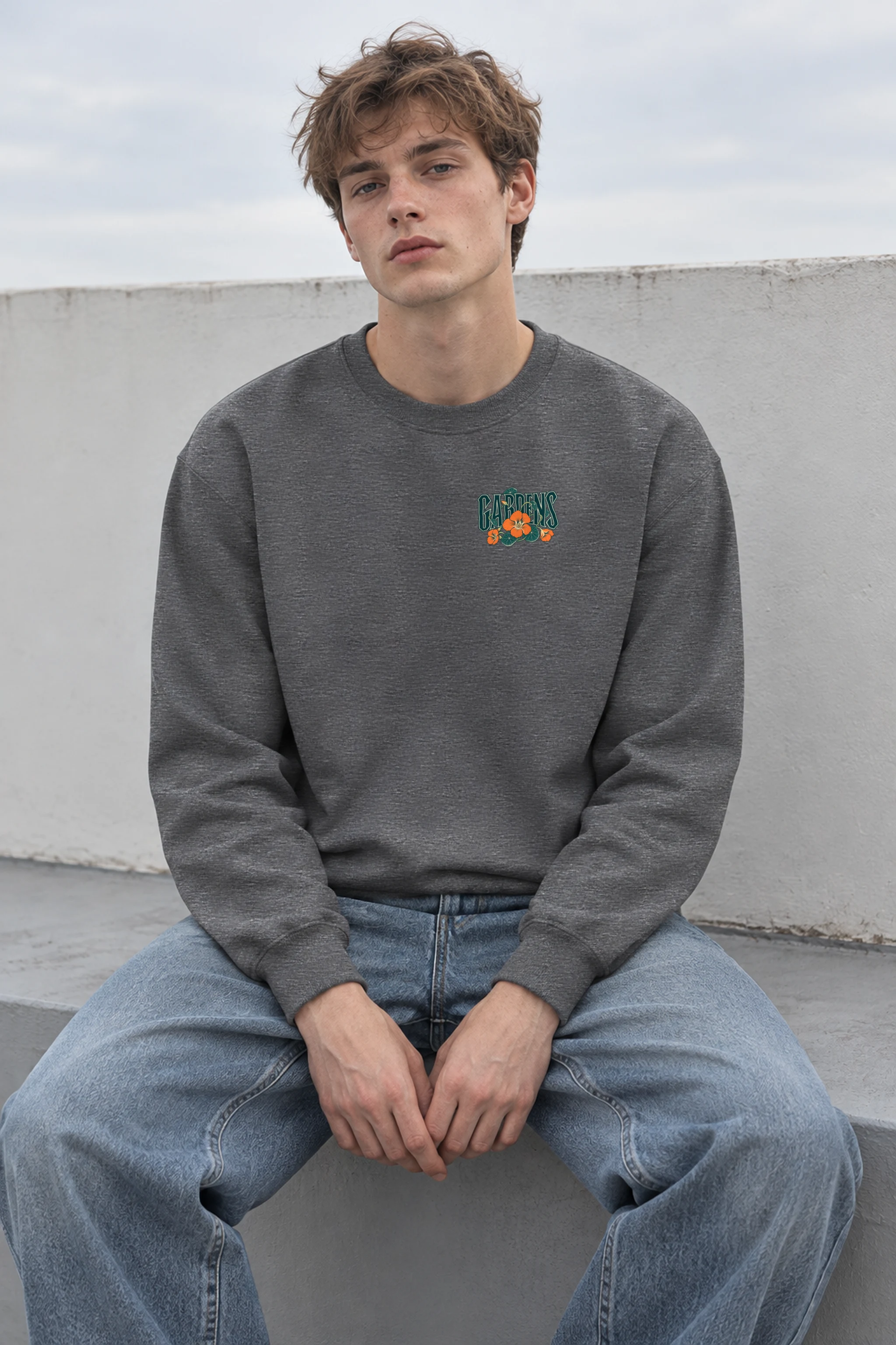 "Gardens Beyond Earth" Heavy Blend Unisex Crewneck Sweatshirt