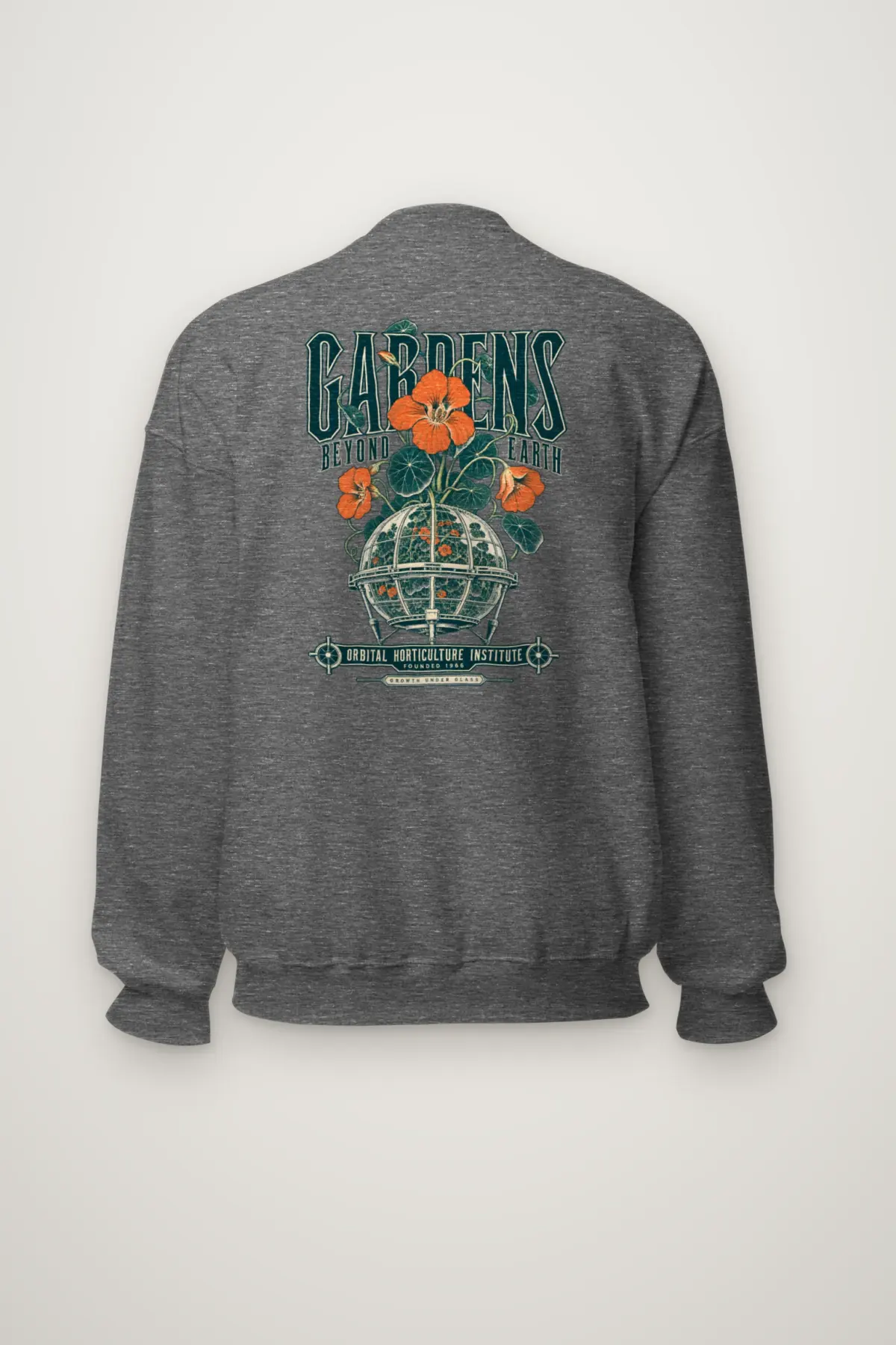 "Gardens Beyond Earth" Heavy Blend Unisex Crewneck Sweatshirt