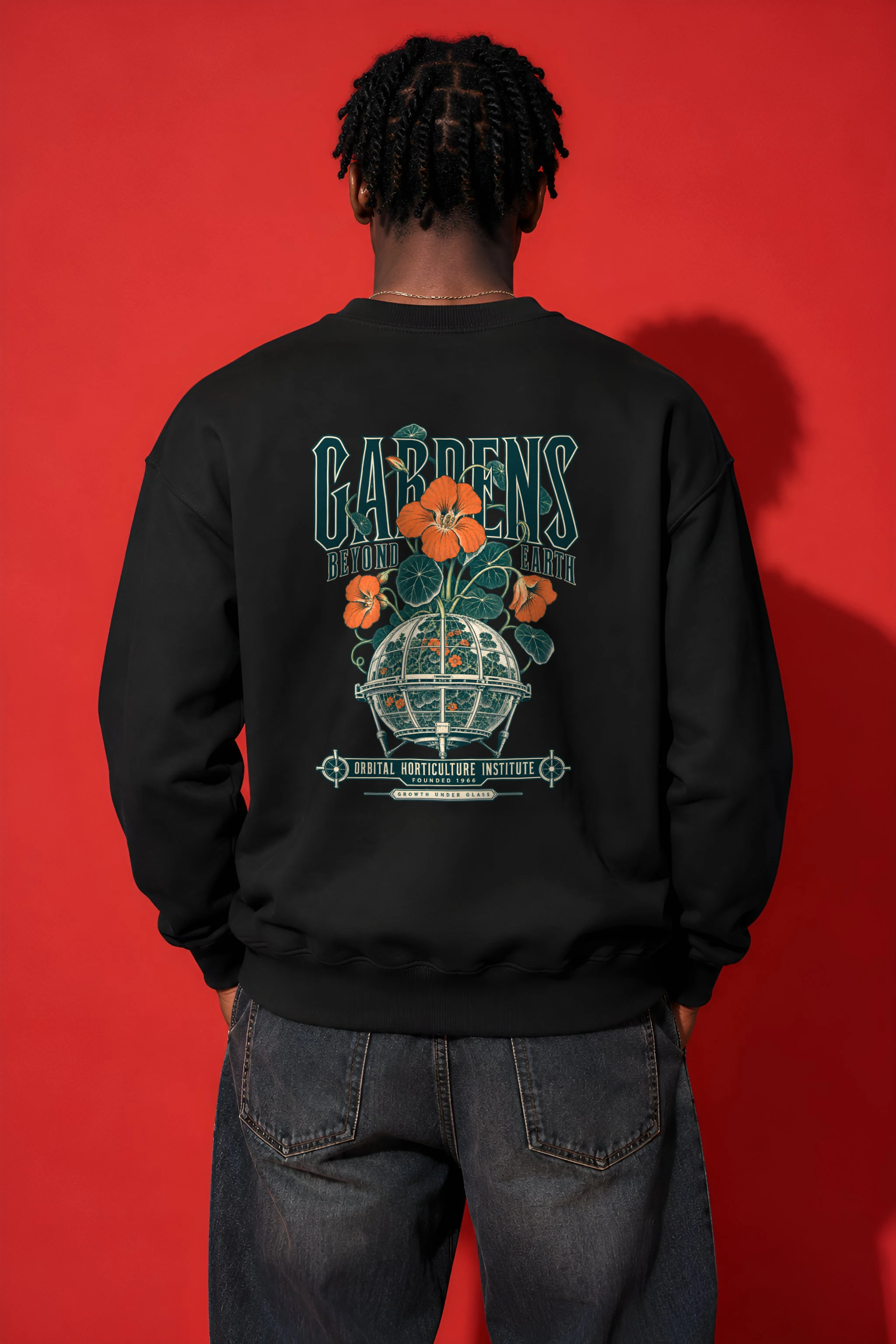 "Gardens Beyond Earth" Heavy Blend Unisex Crewneck Sweatshirt