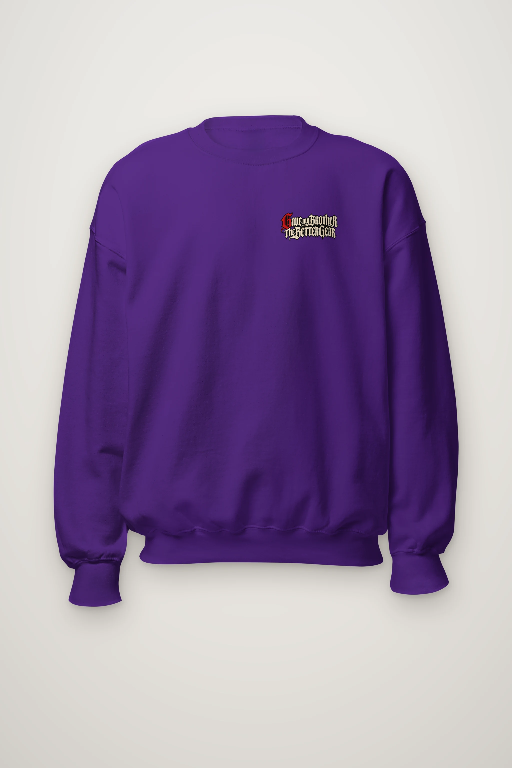 "Gave My Brother the Better Gear" Heavy Blend Unisex Crewneck Sweatshirt