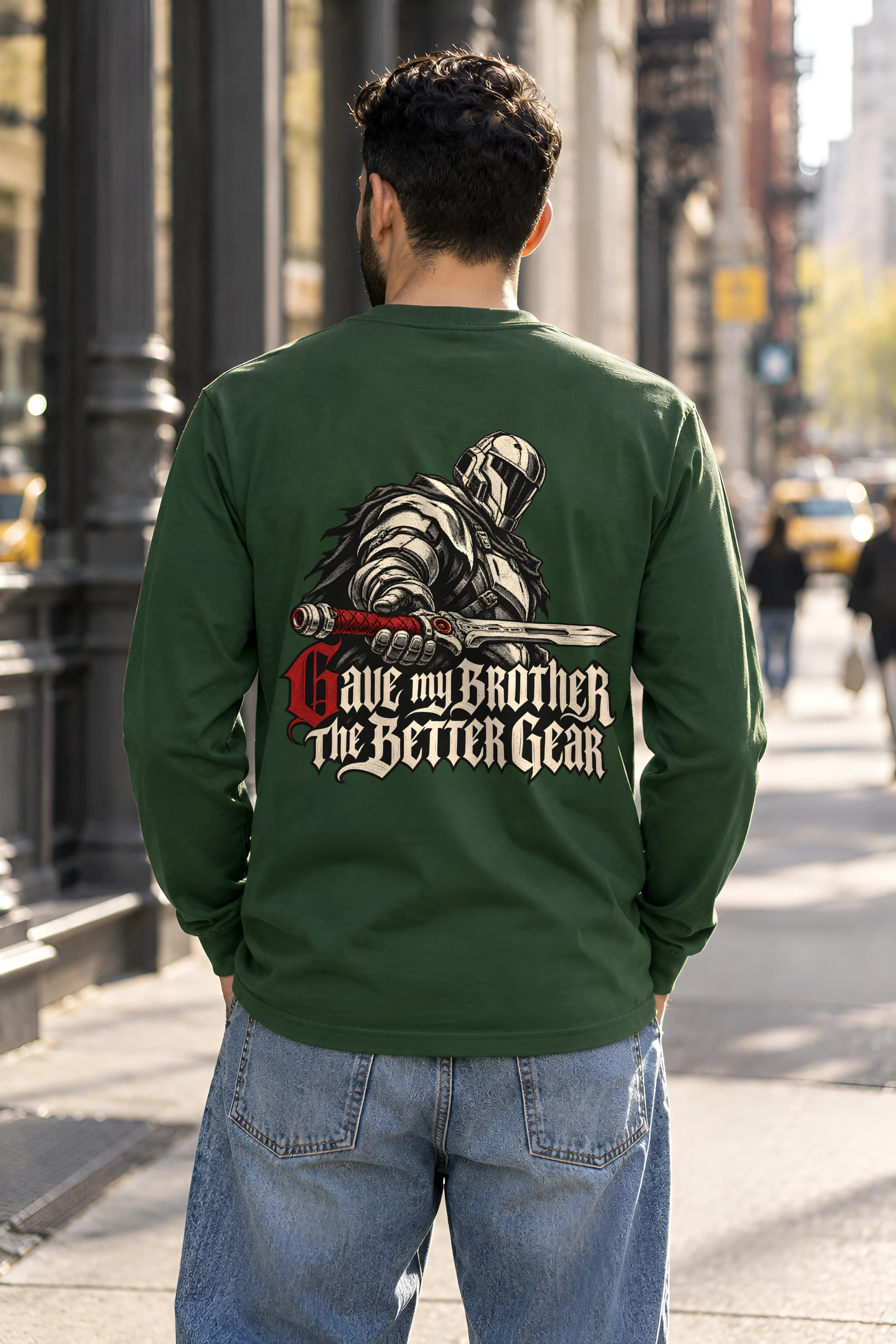 "Gave My Brother the Better Gear" Unisex Longsleeve T-shirt