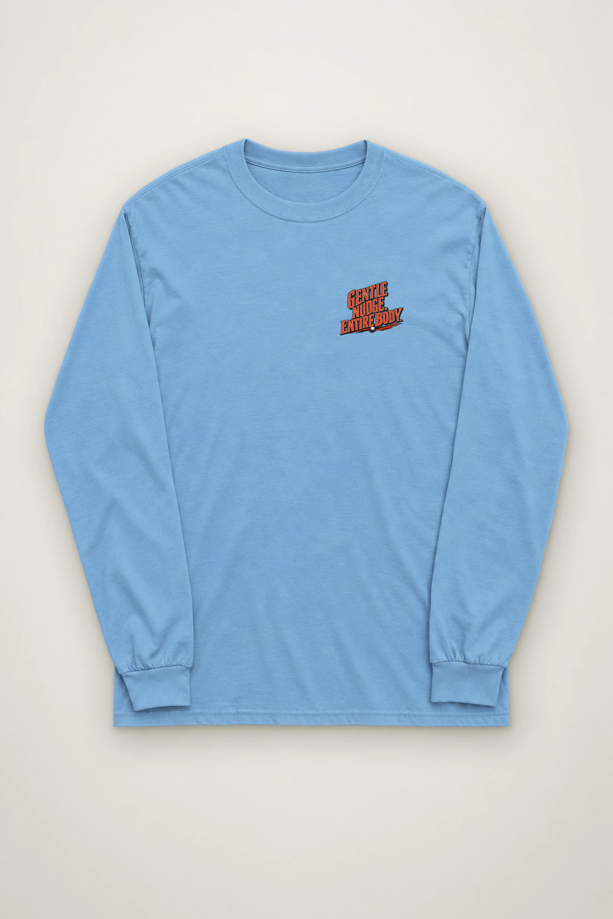 "Gentle Nudge, Entire Body" Unisex Longsleeve T-shirt