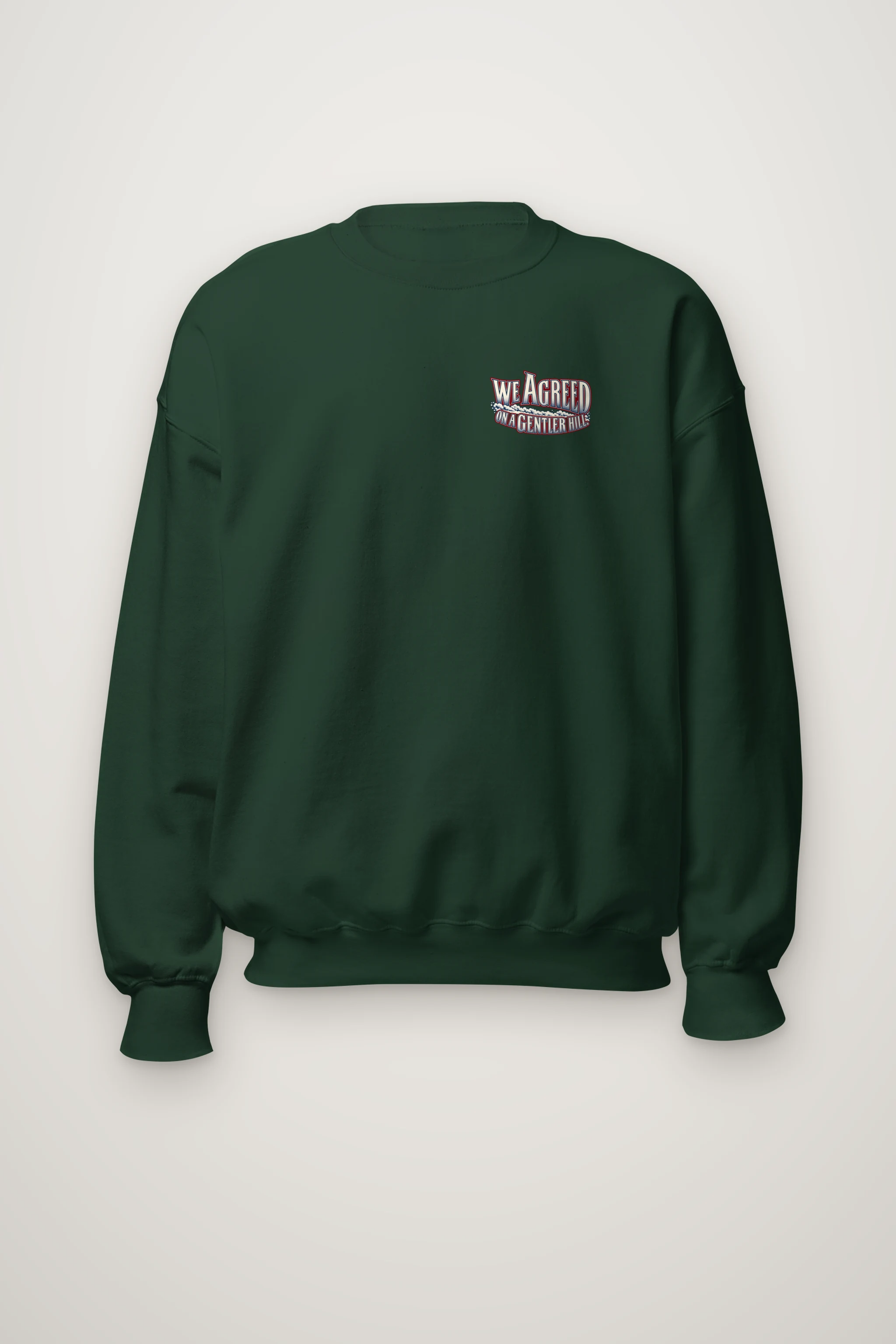"Gentler Hill Snow Tubing" Heavy Blend Unisex Crewneck Sweatshirt