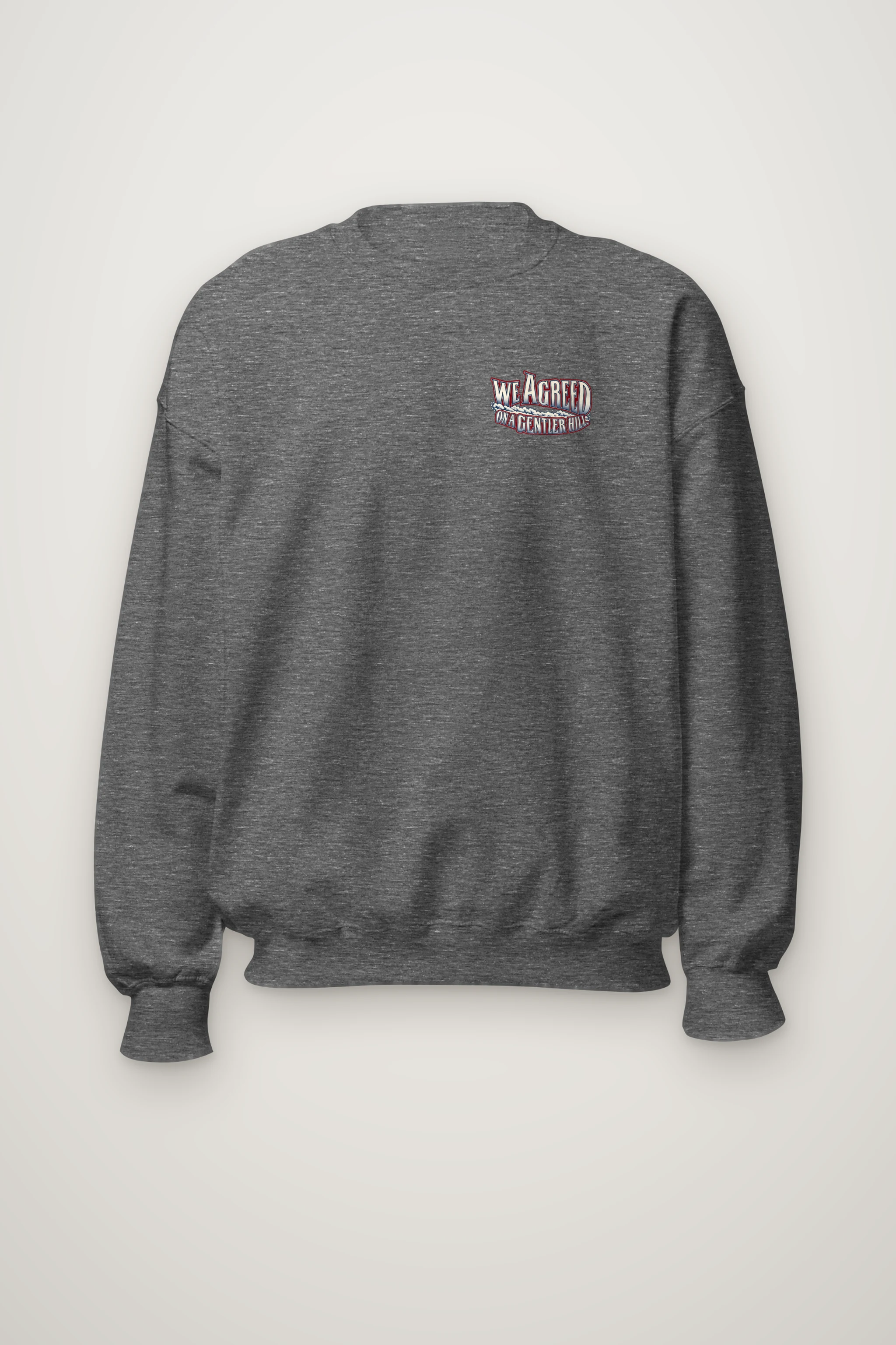 "Gentler Hill Snow Tubing" Heavy Blend Unisex Crewneck Sweatshirt