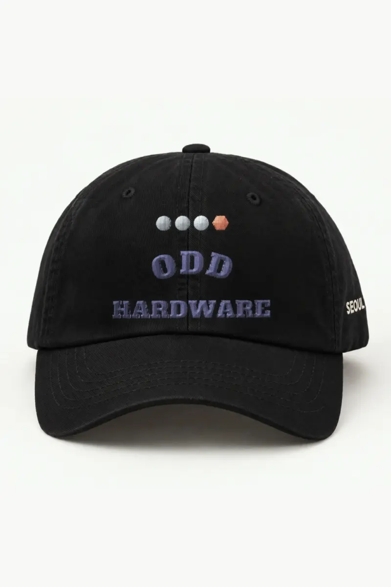 "Geometric Contrast Circles Hat" Classic Dad Hat · Embroidered