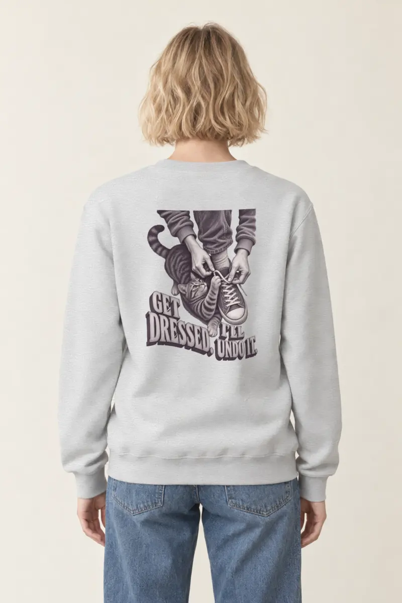 "Get Dressed. I'll Undo It." Heavy Blend Unisex Crewneck Sweatshirt