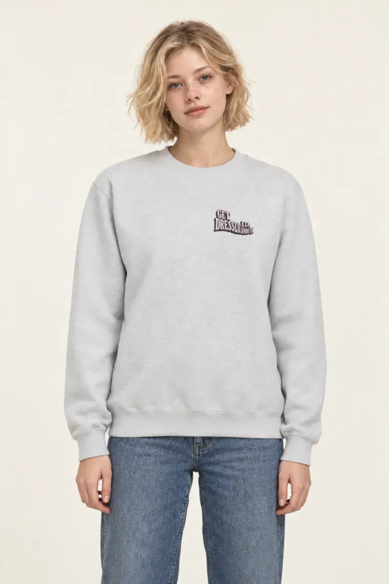 "Get Dressed. I'll Undo It." Heavy Blend Unisex Crewneck Sweatshirt