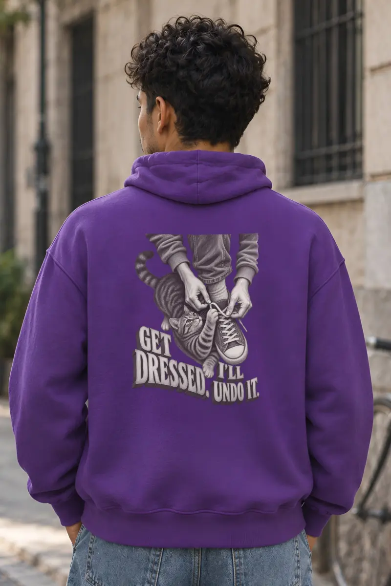"Get Dressed, I'll Undo It" Heavy Blend Unisex Pullover Hoodie