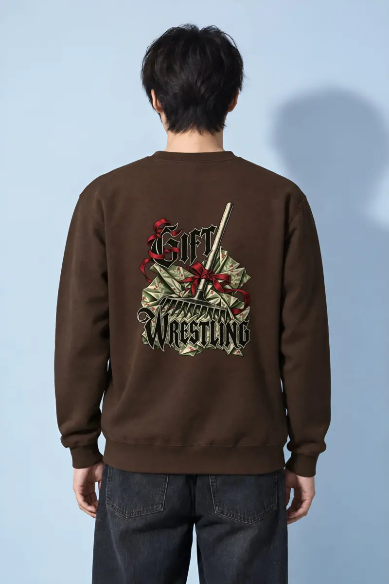 “Gift Wrestling” Heavy Blend Unisex Crewneck Sweatshirt