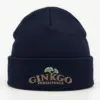 "Ginkgo Persistence" Cuffed Beanie · Embroidered
