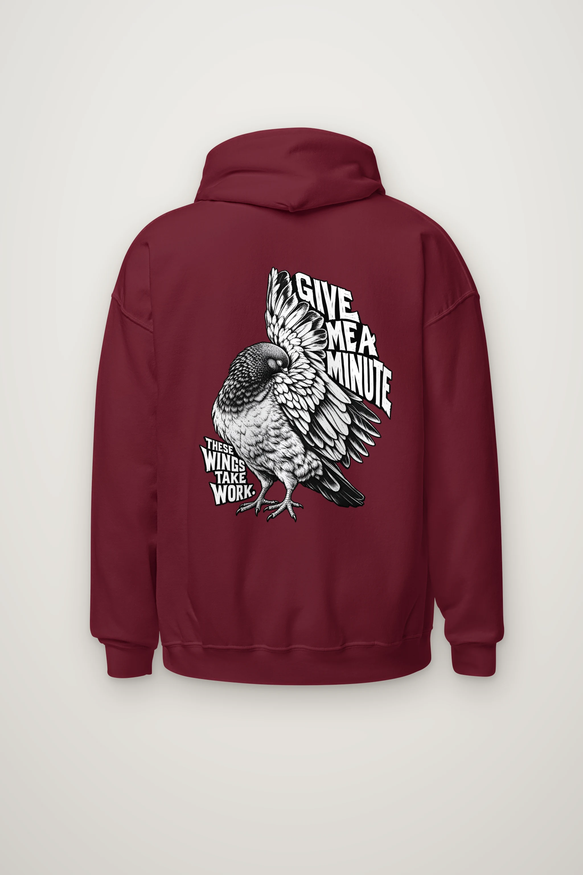 "Give Me A Minute" Heavy Blend Unisex Pullover Hoodie