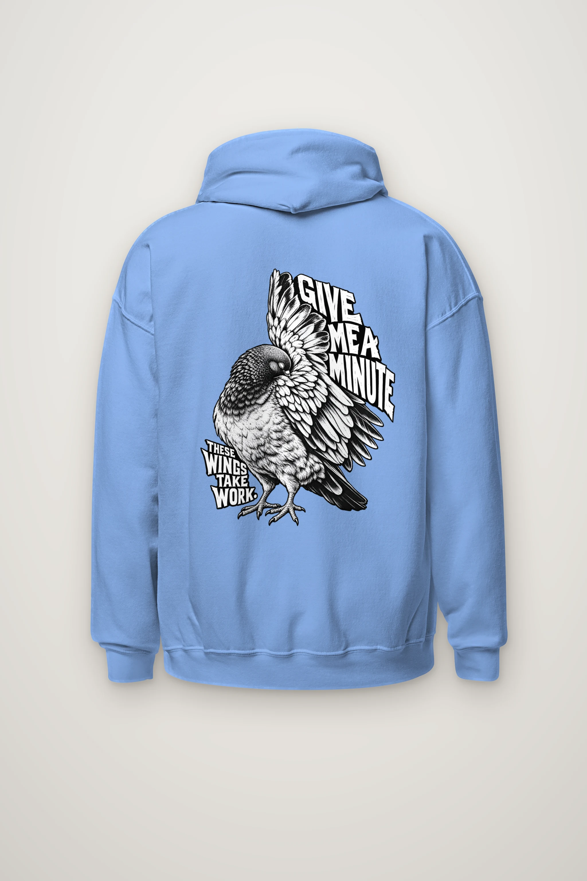 "Give Me A Minute" Heavy Blend Unisex Pullover Hoodie