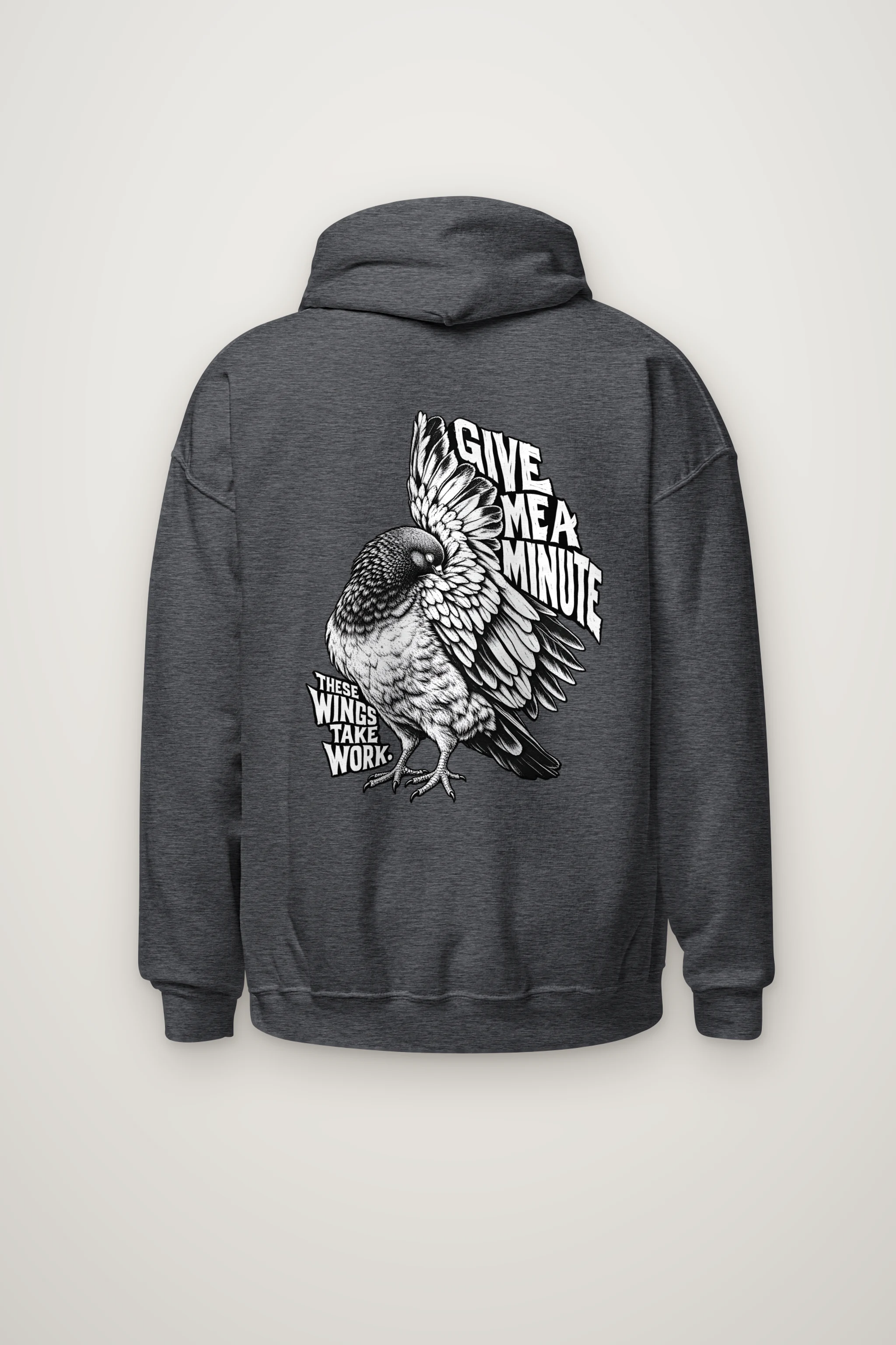 "Give Me A Minute" Heavy Blend Unisex Pullover Hoodie