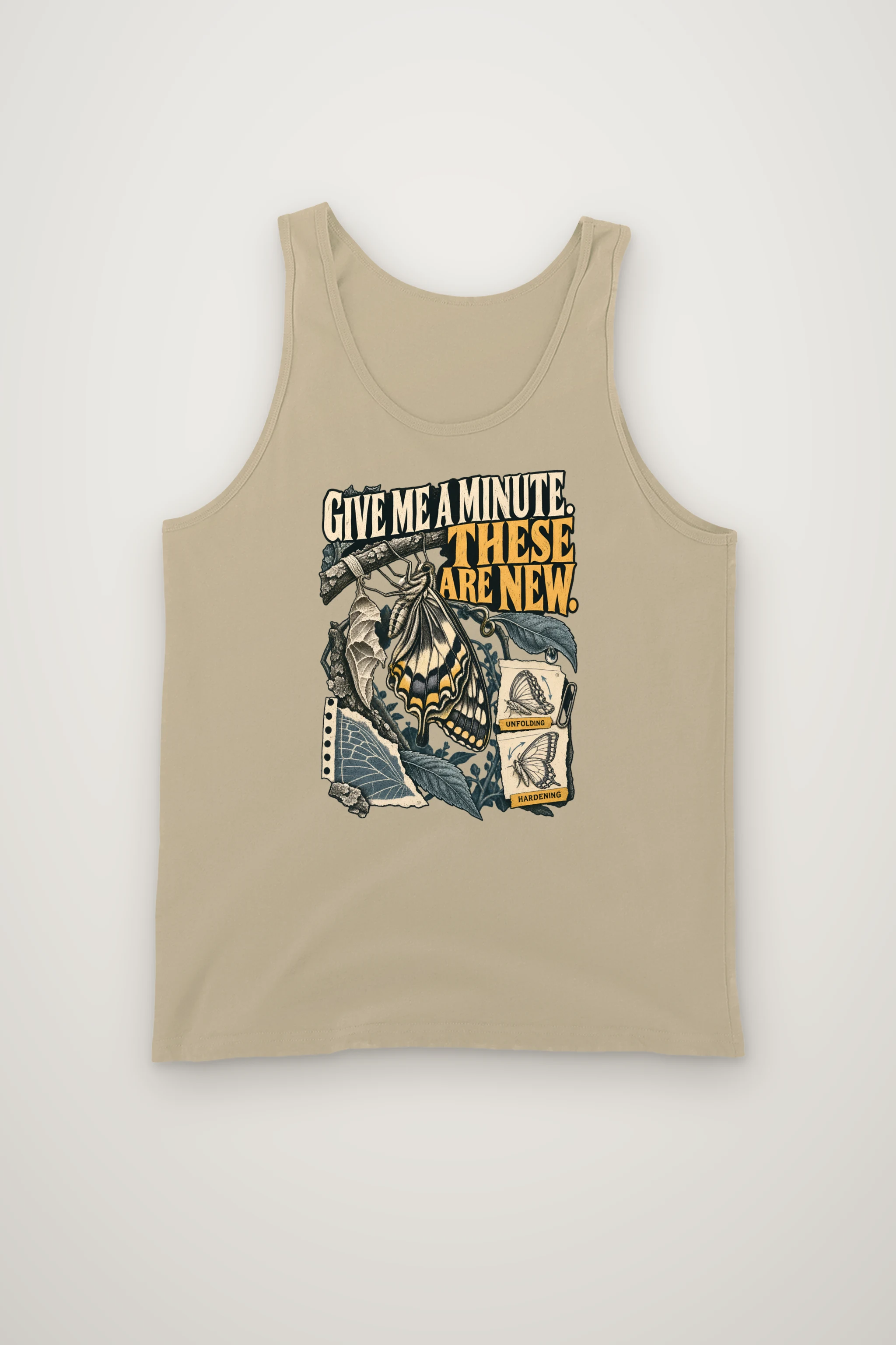 "Give Me a Minute These Are New" Unisex Jersey Tank