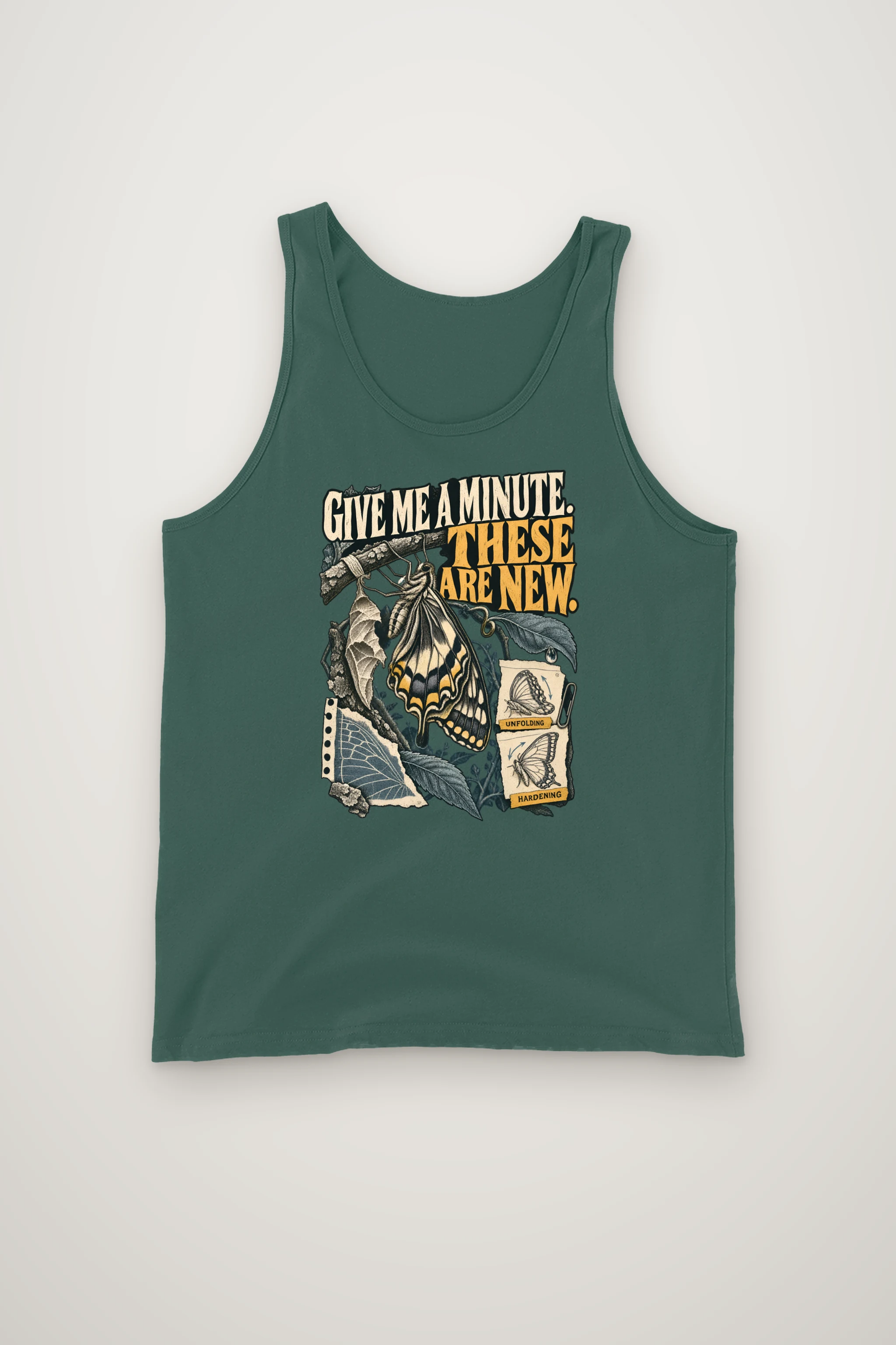 "Give Me a Minute These Are New" Unisex Jersey Tank