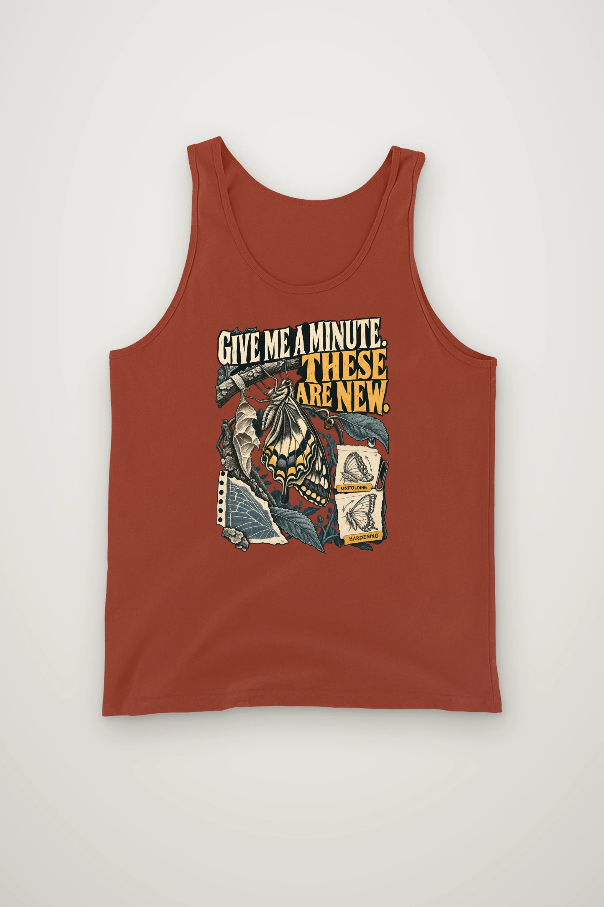 "Give Me a Minute These Are New" Unisex Jersey Tank